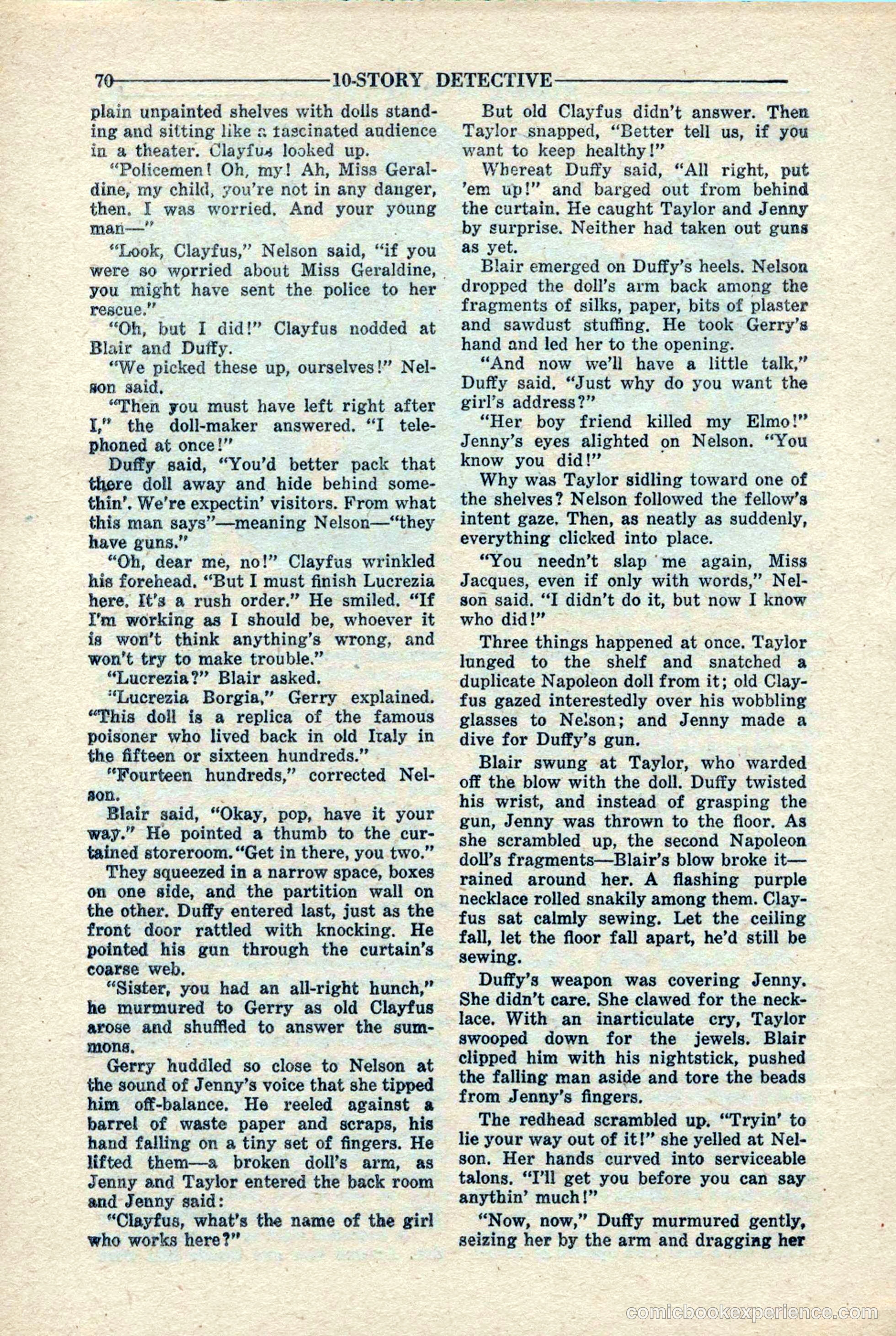 10-Story Detective Magazine, April 1946 — page 72 of 84