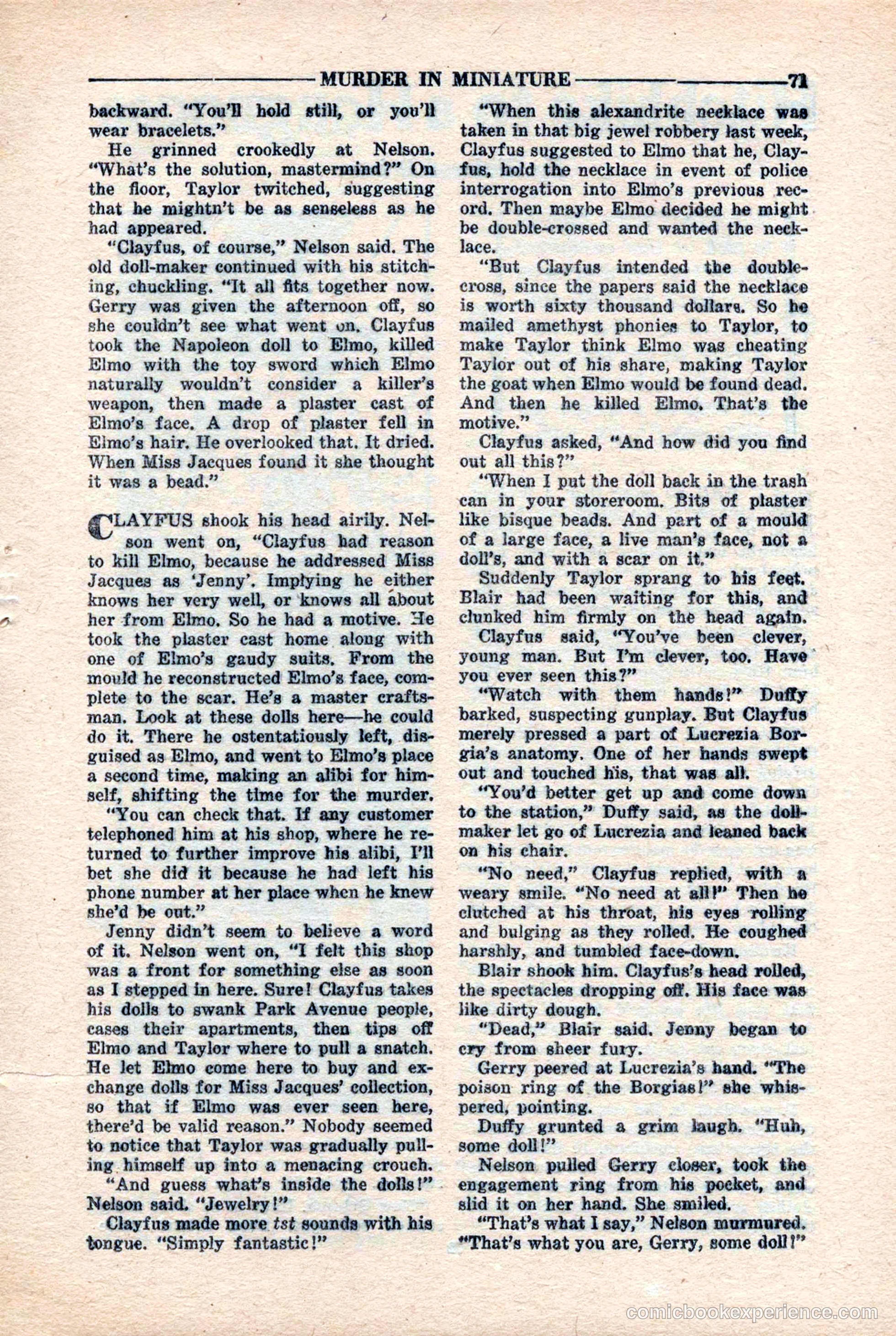 10-Story Detective Magazine, April 1946 — page 73 of 84