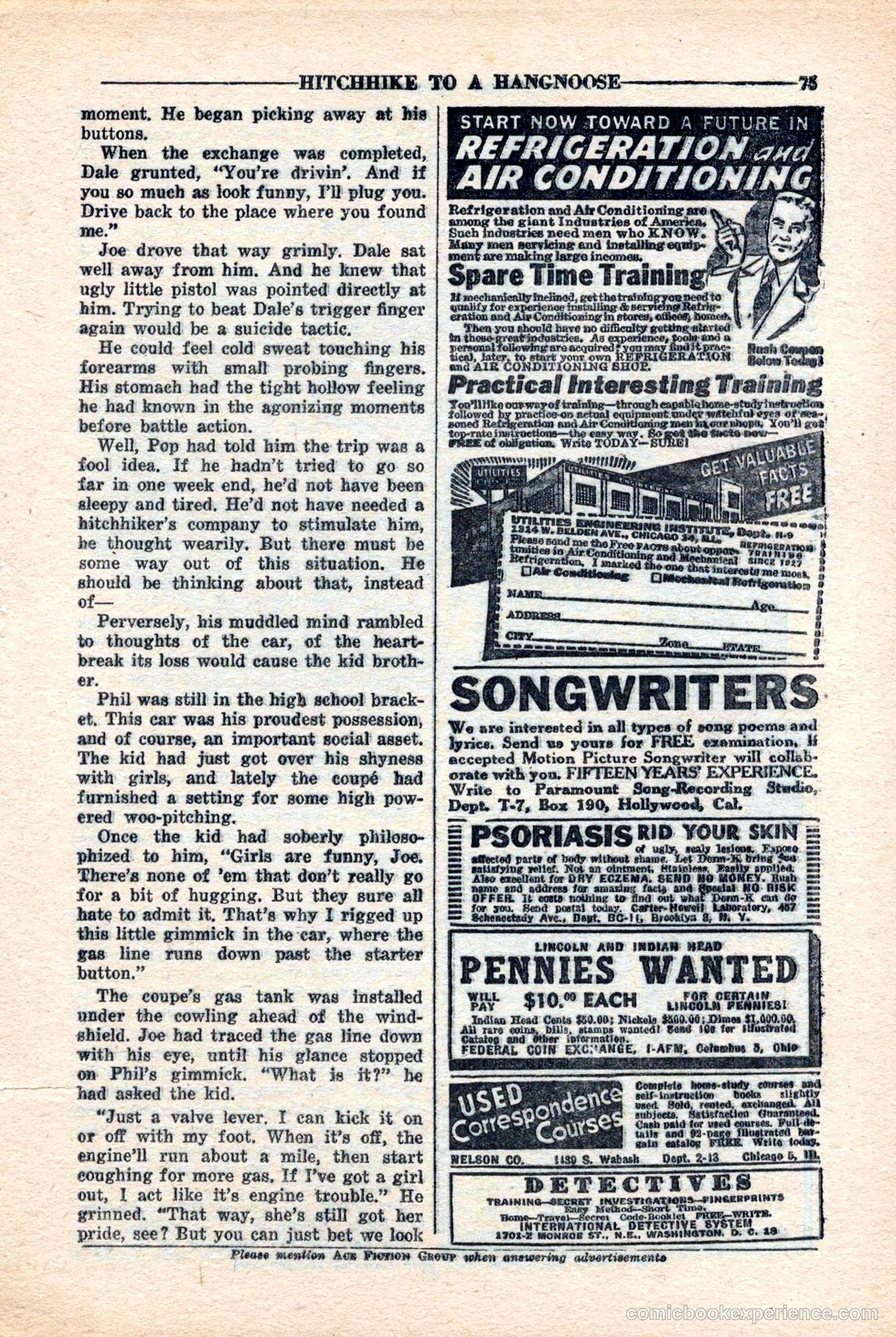 10-Story Detective Magazine, April 1946 — page 77 of 84