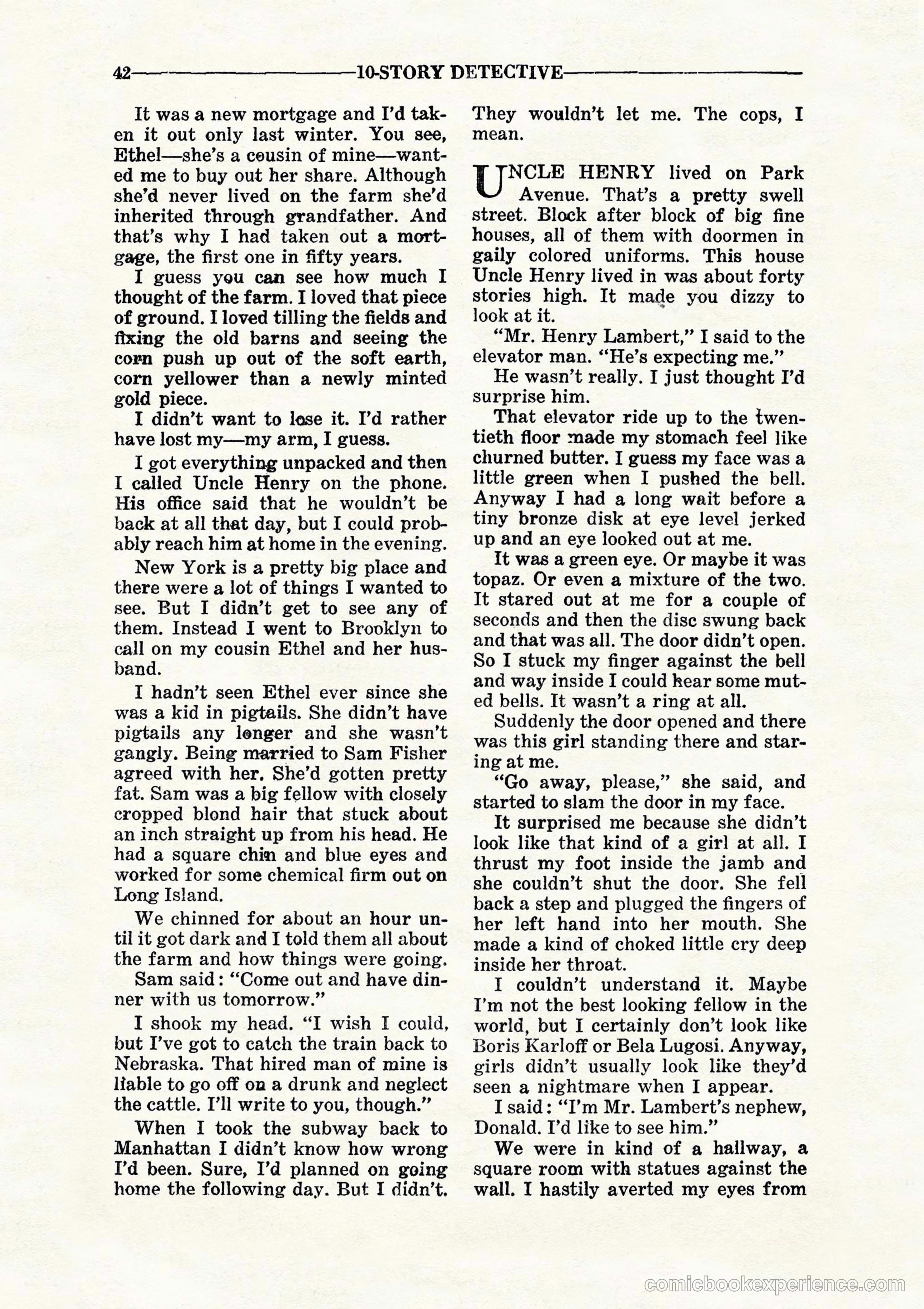 10 Story Detective, July 1942 — page 44 of 116
