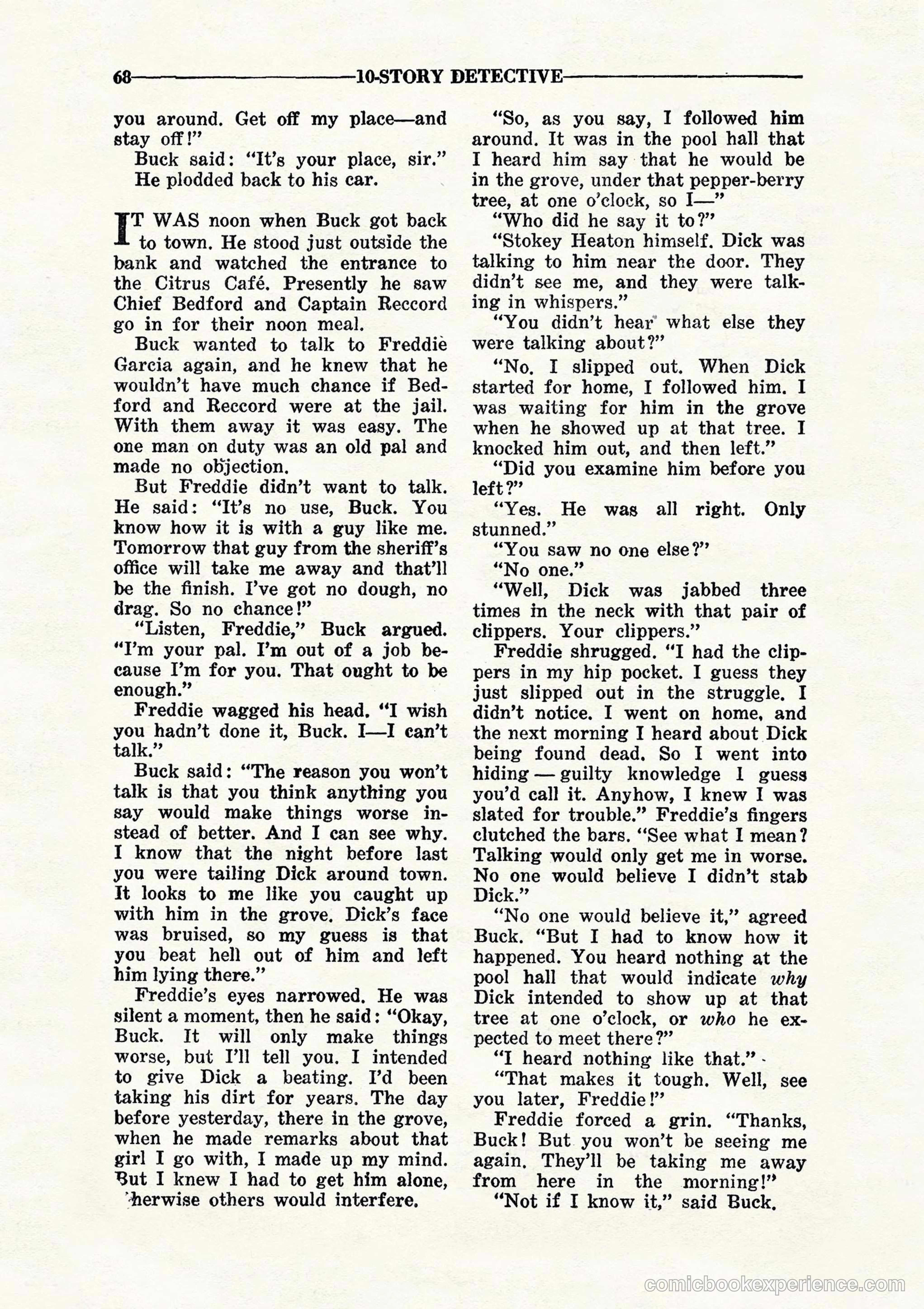 10 Story Detective, July 1942 — page 70 of 116