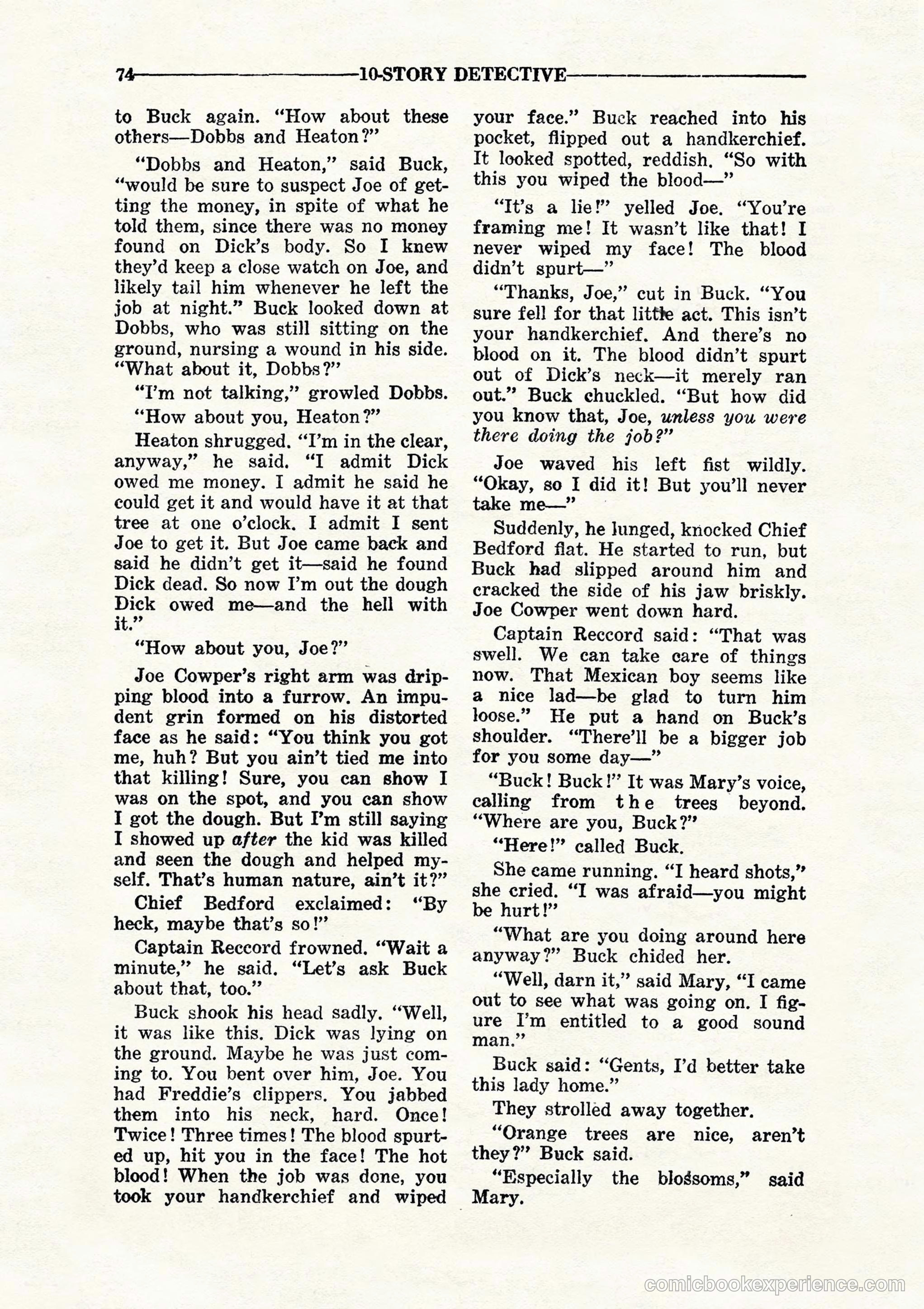 10 Story Detective, July 1942 — page 76 of 116