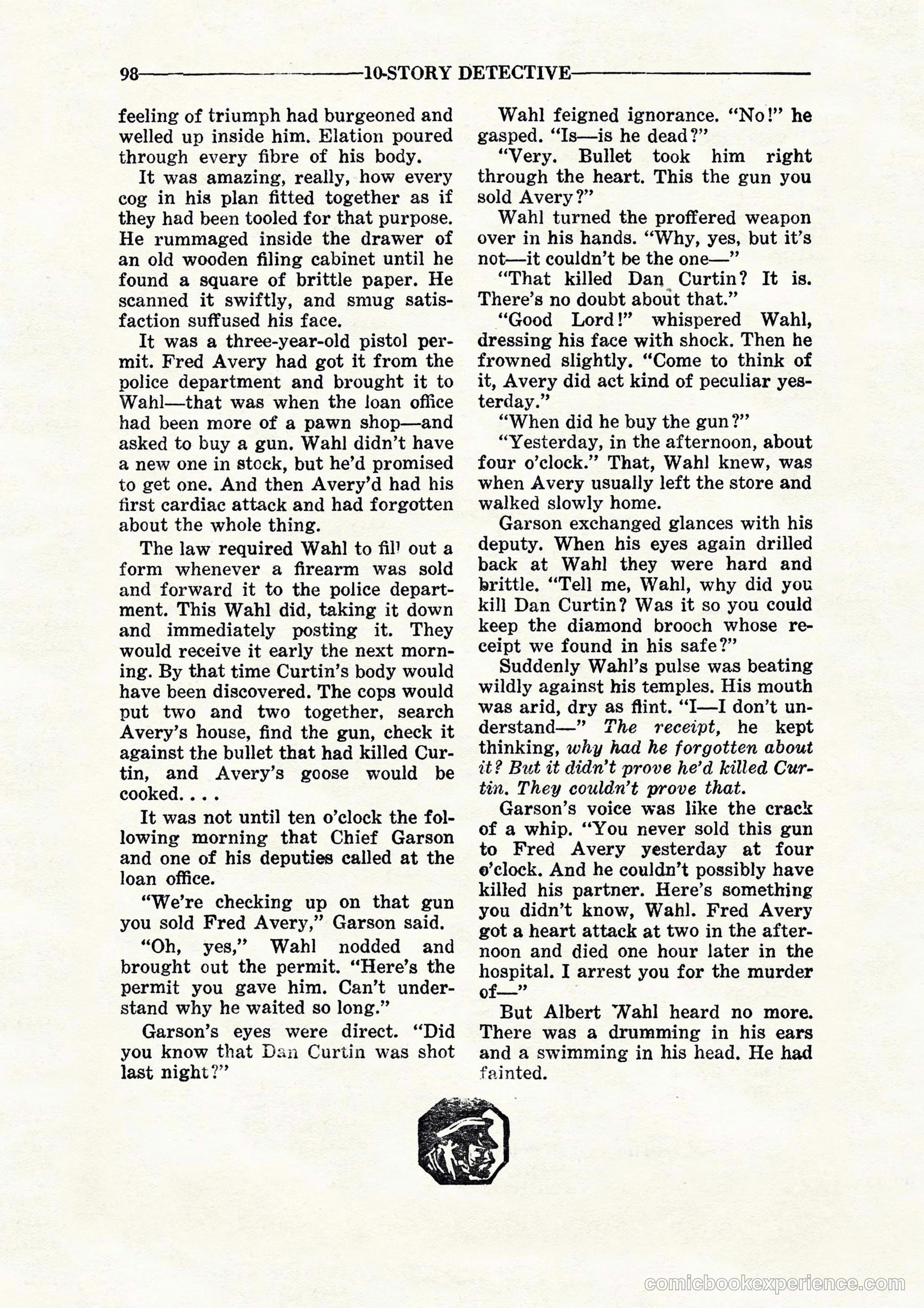 10 Story Detective, July 1942 — page 100 of 116
