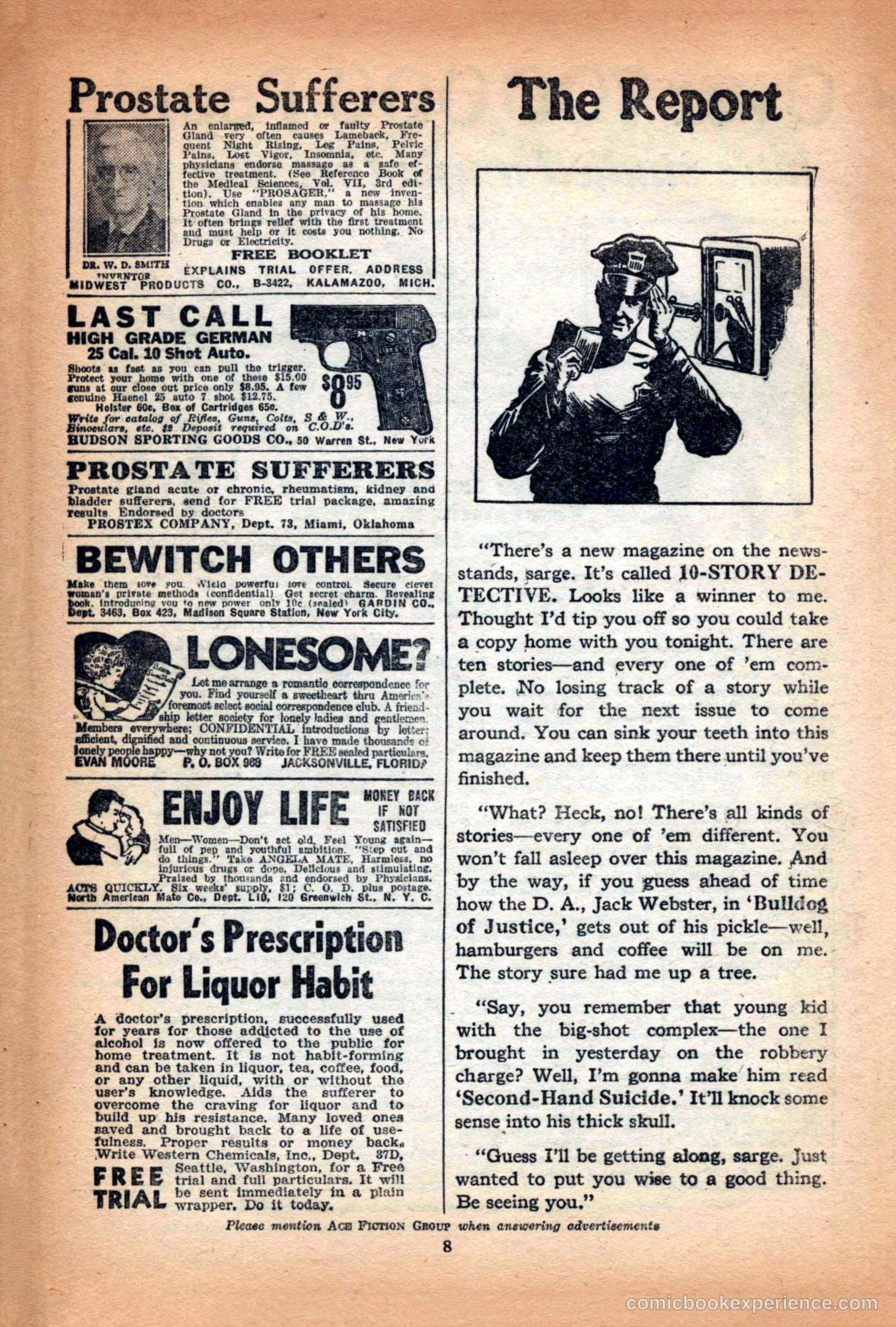 10-Story Detective Magazine Cover — page 10 of 116
