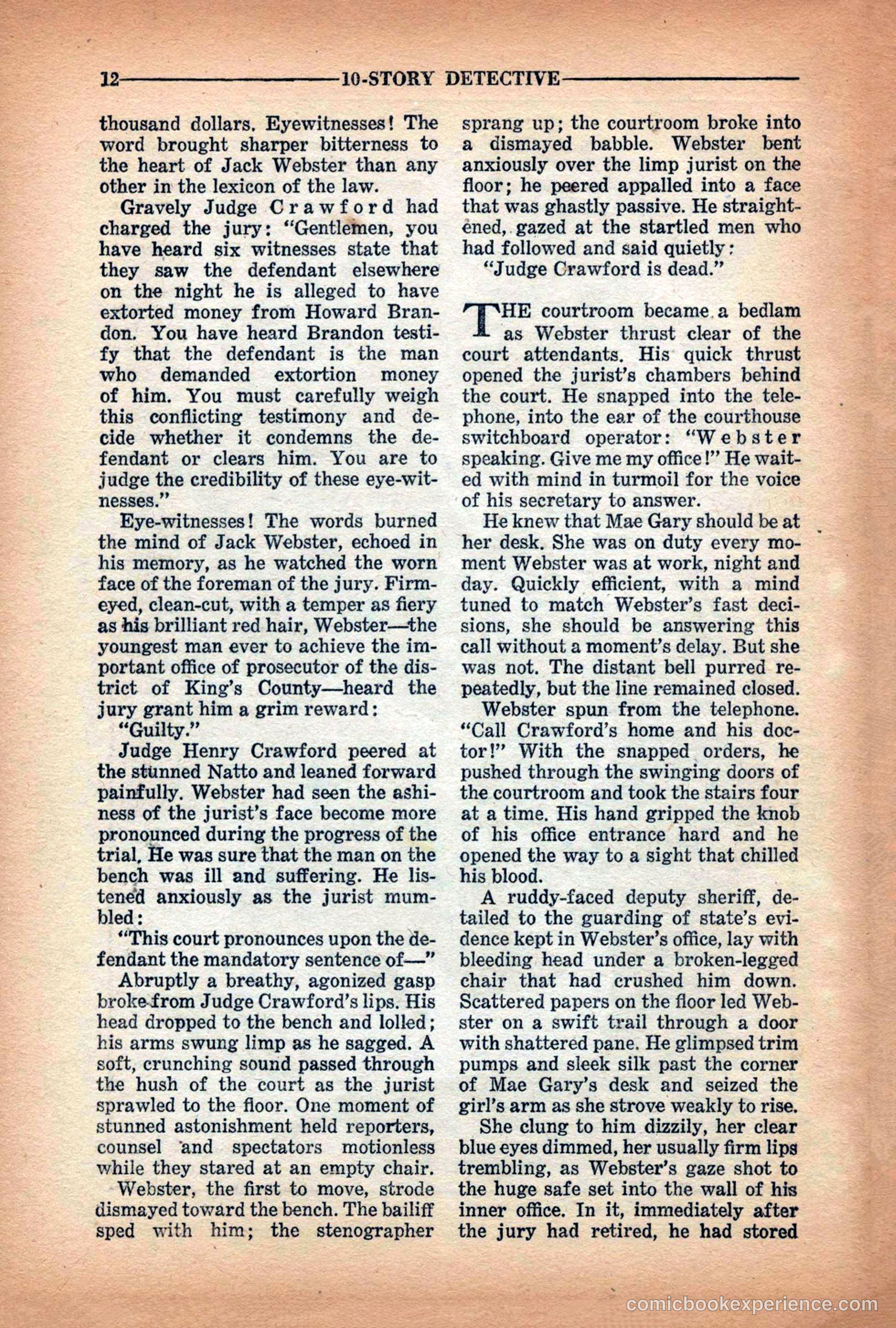 10-Story Detective Magazine Cover — page 14 of 116