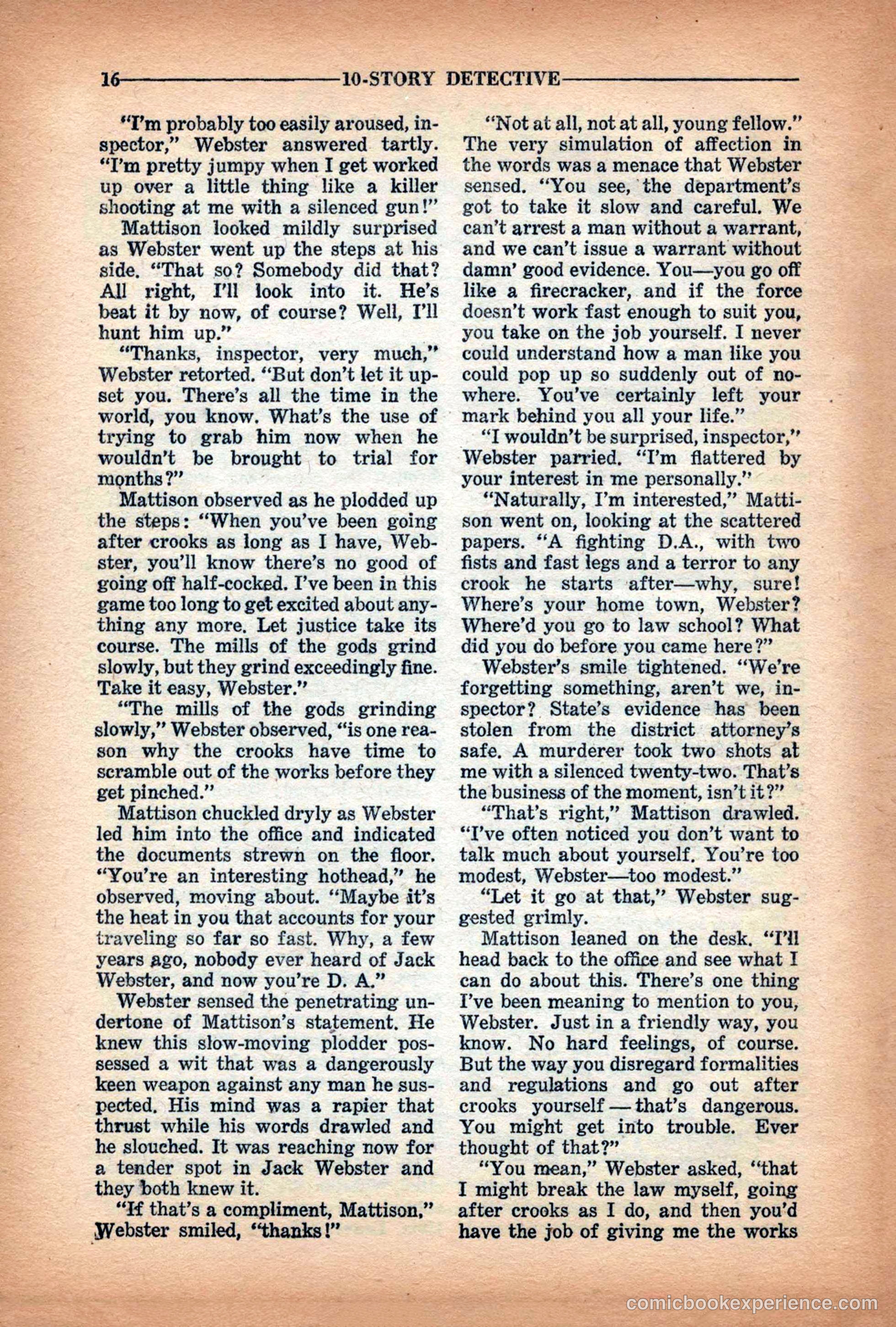 10-Story Detective Magazine Cover — page 18 of 116
