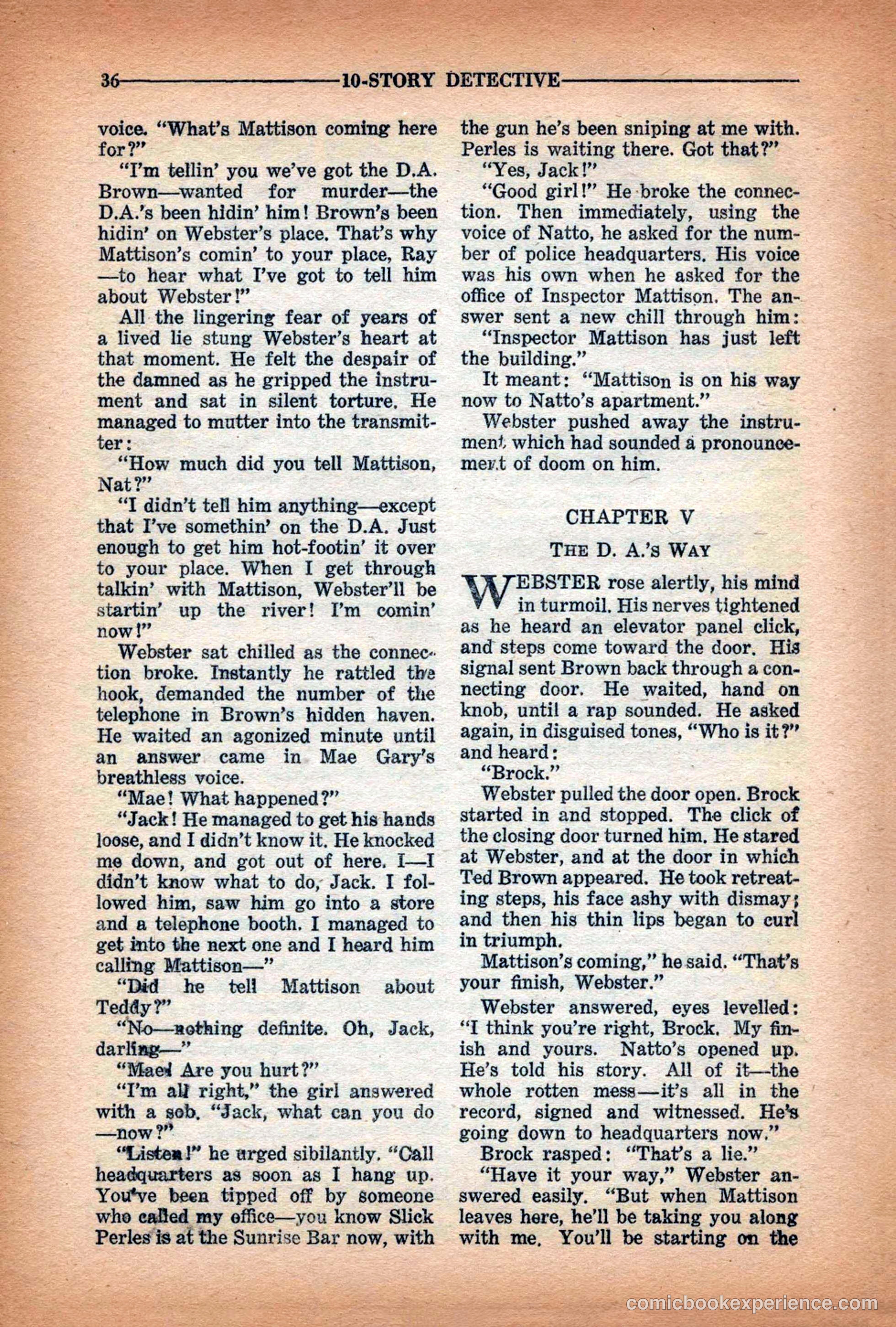 10-Story Detective Magazine Cover — page 38 of 116