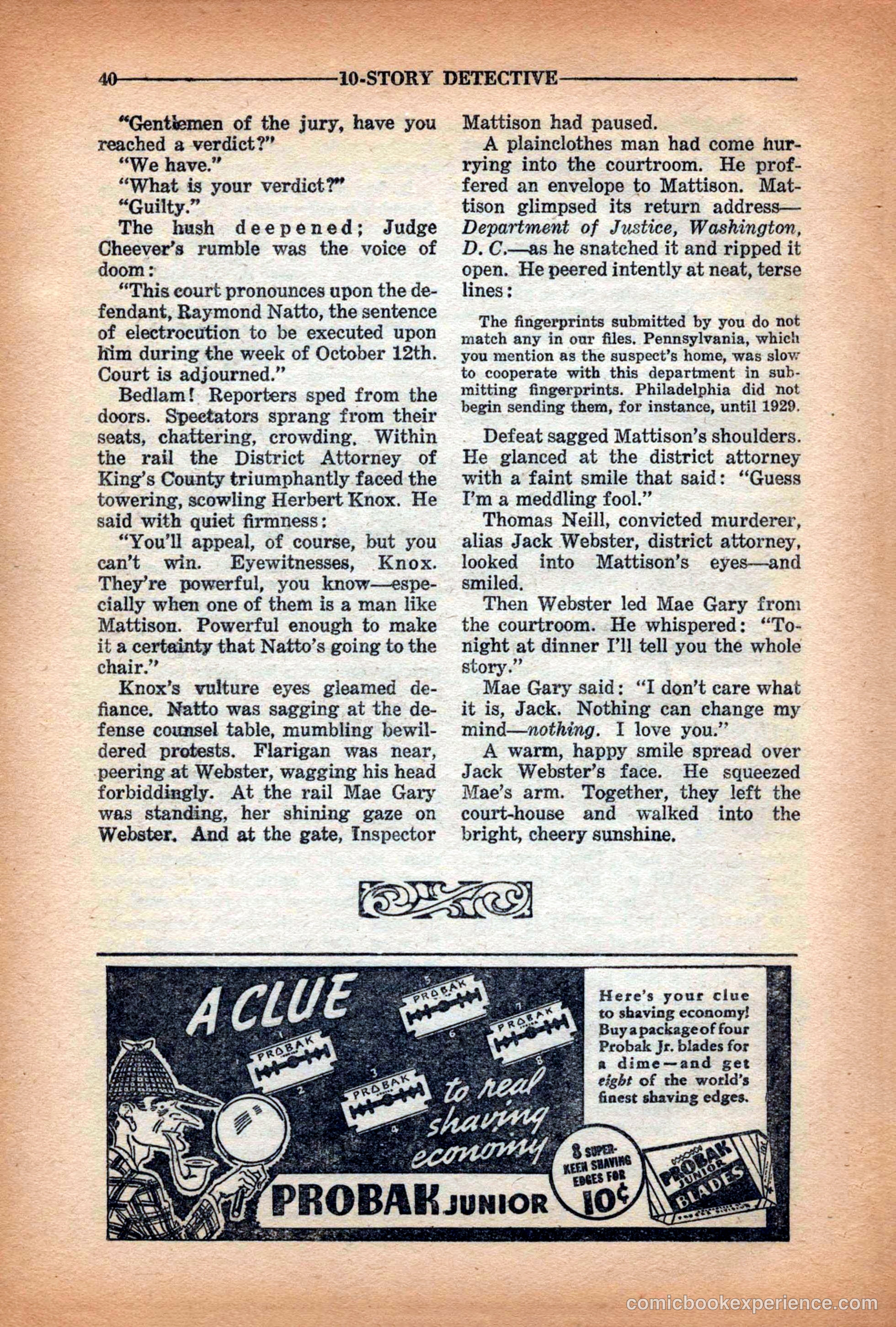 10-Story Detective Magazine Cover — page 42 of 116
