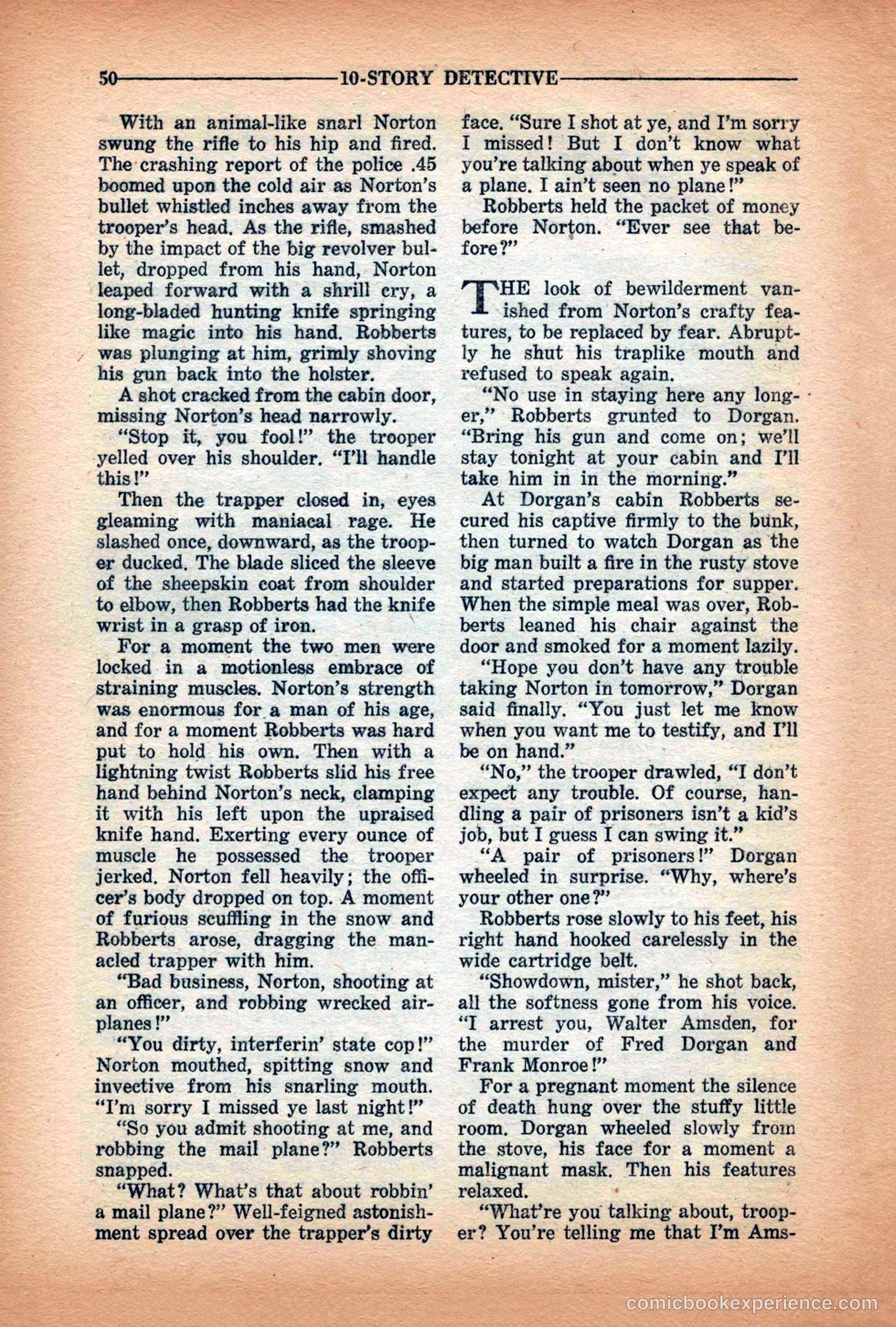 10-Story Detective Magazine Cover — page 52 of 116