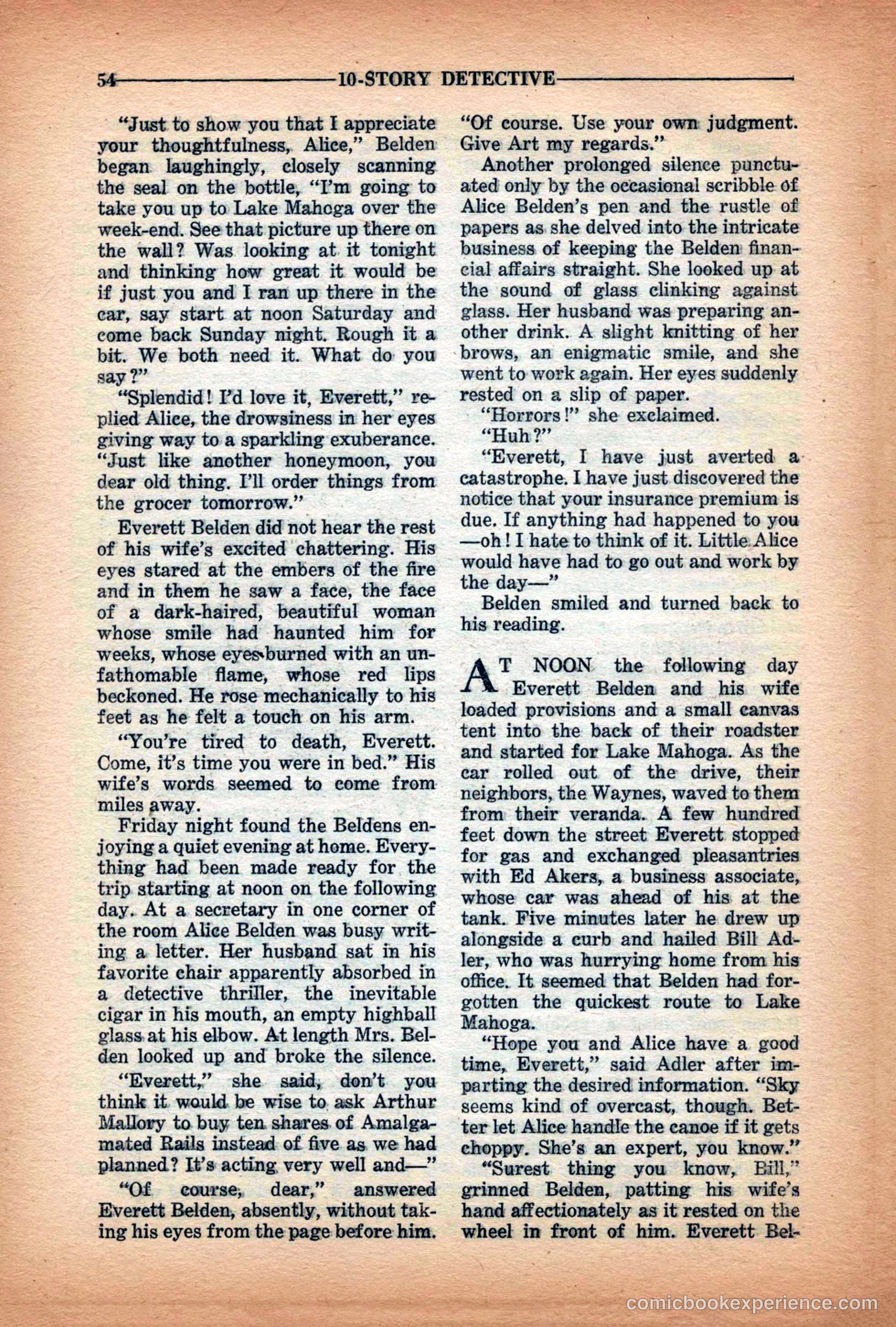 10-Story Detective Magazine Cover — page 56 of 116