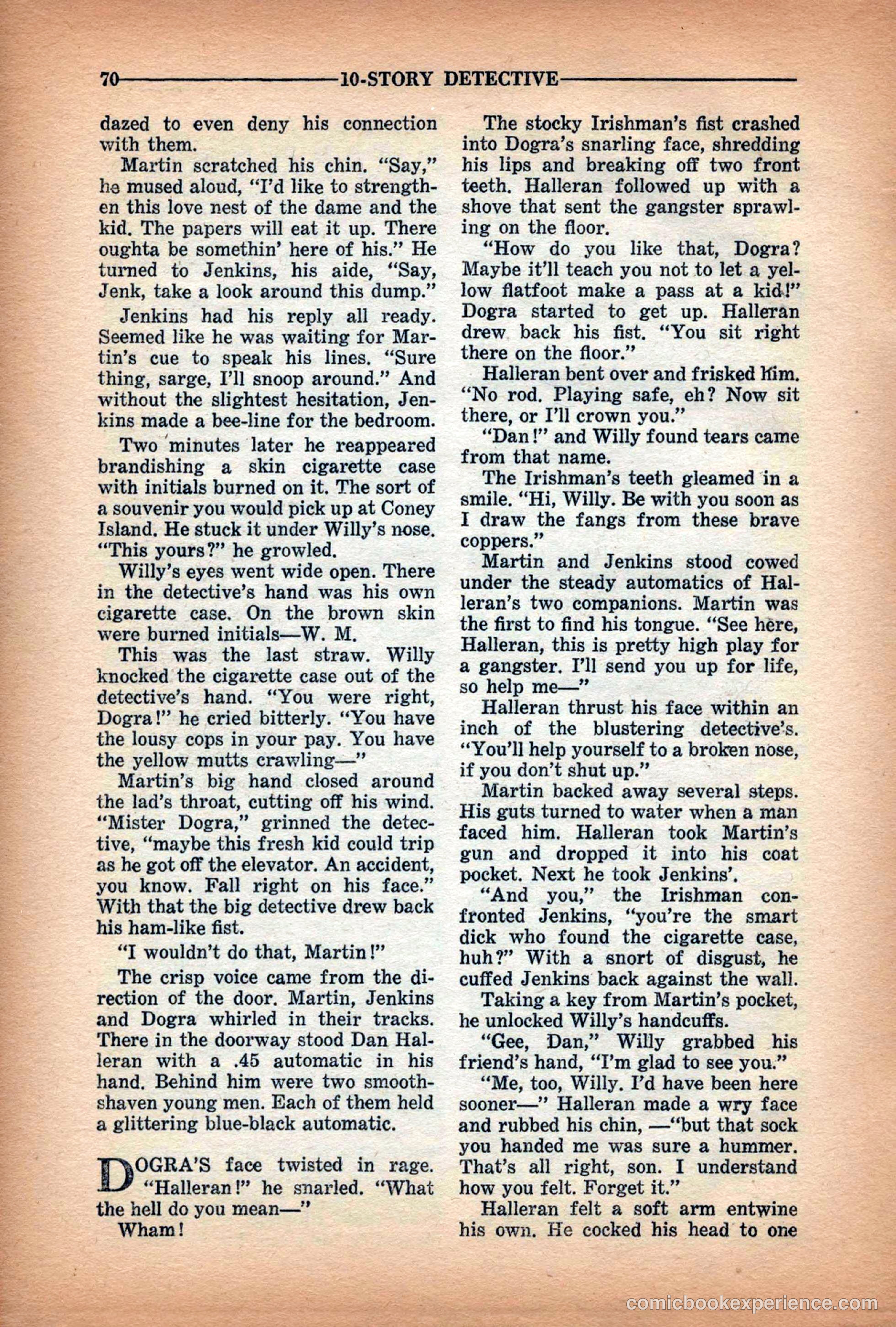 10-Story Detective Magazine Cover — page 72 of 116
