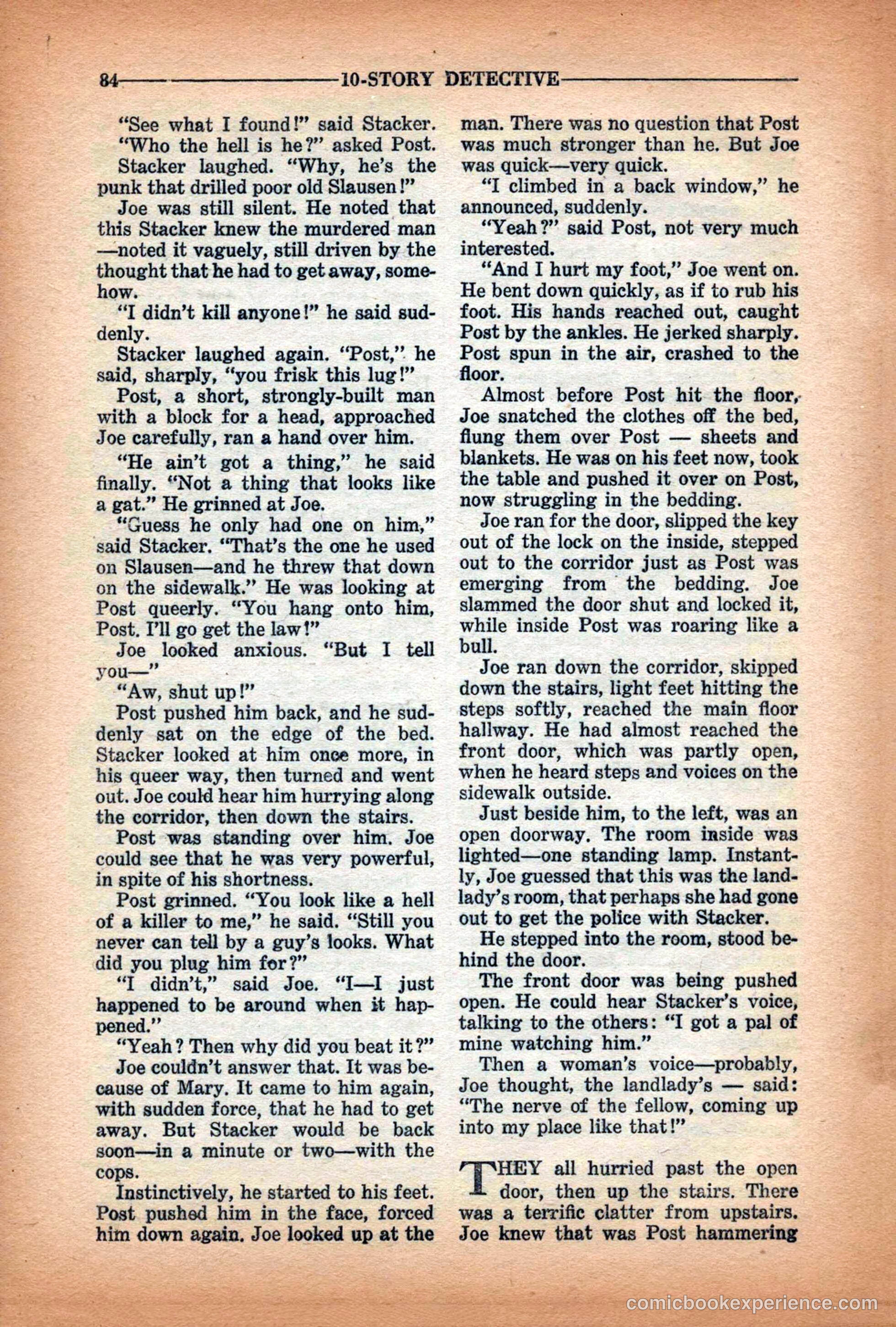 10-Story Detective Magazine Cover — page 86 of 116