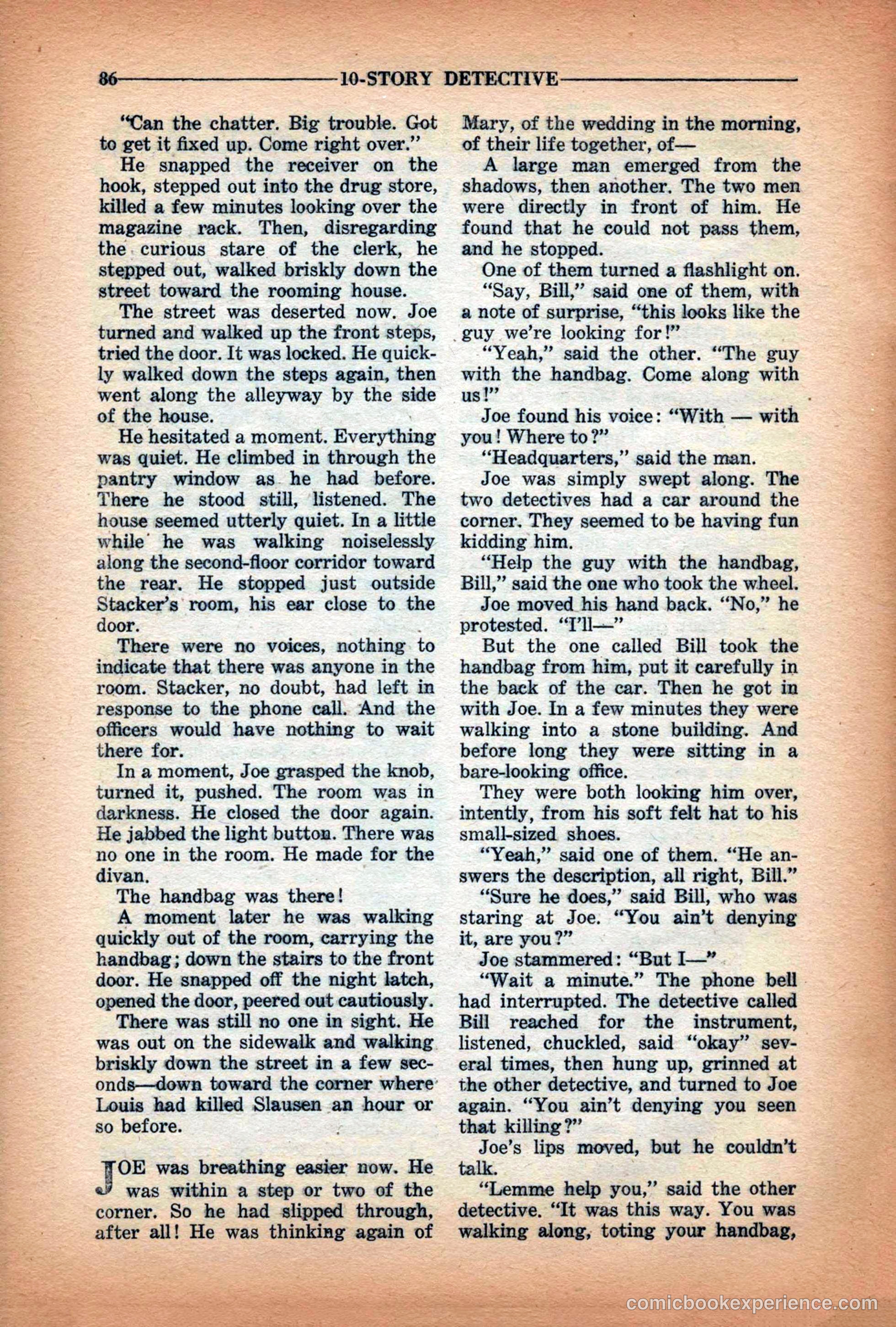 10-Story Detective Magazine Cover — page 88 of 116