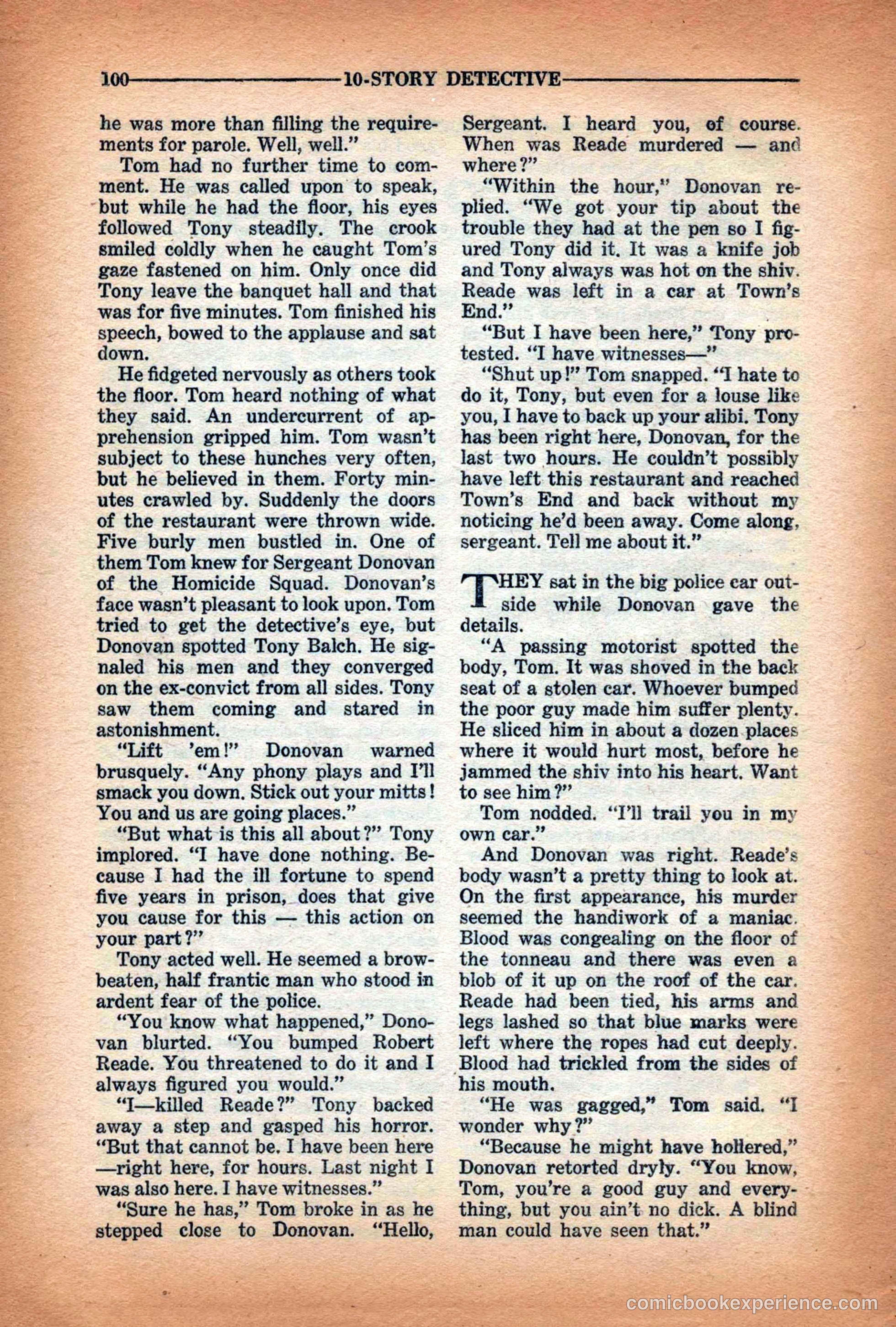 10-Story Detective Magazine Cover — page 102 of 116