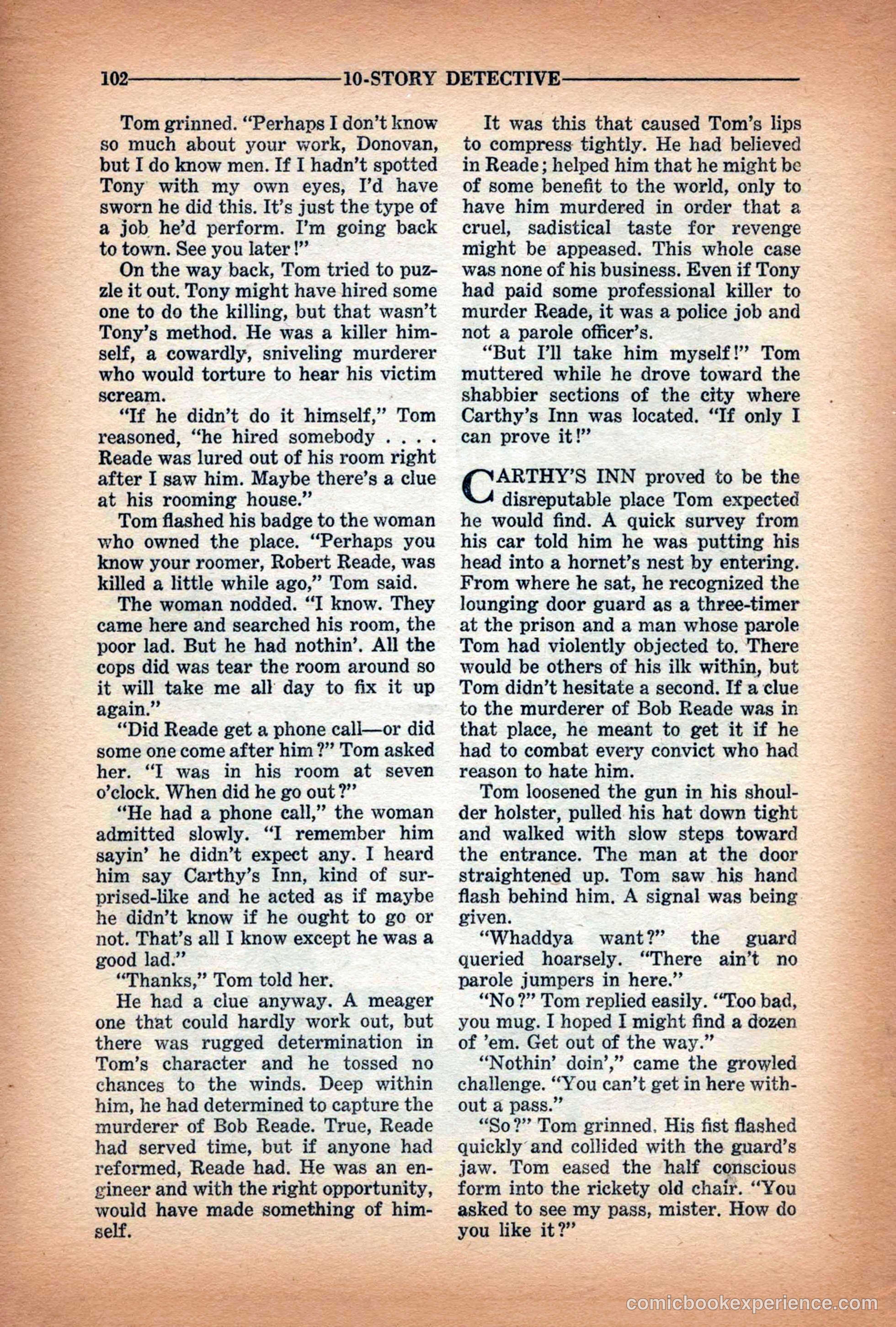 10-Story Detective Magazine Cover — page 104 of 116