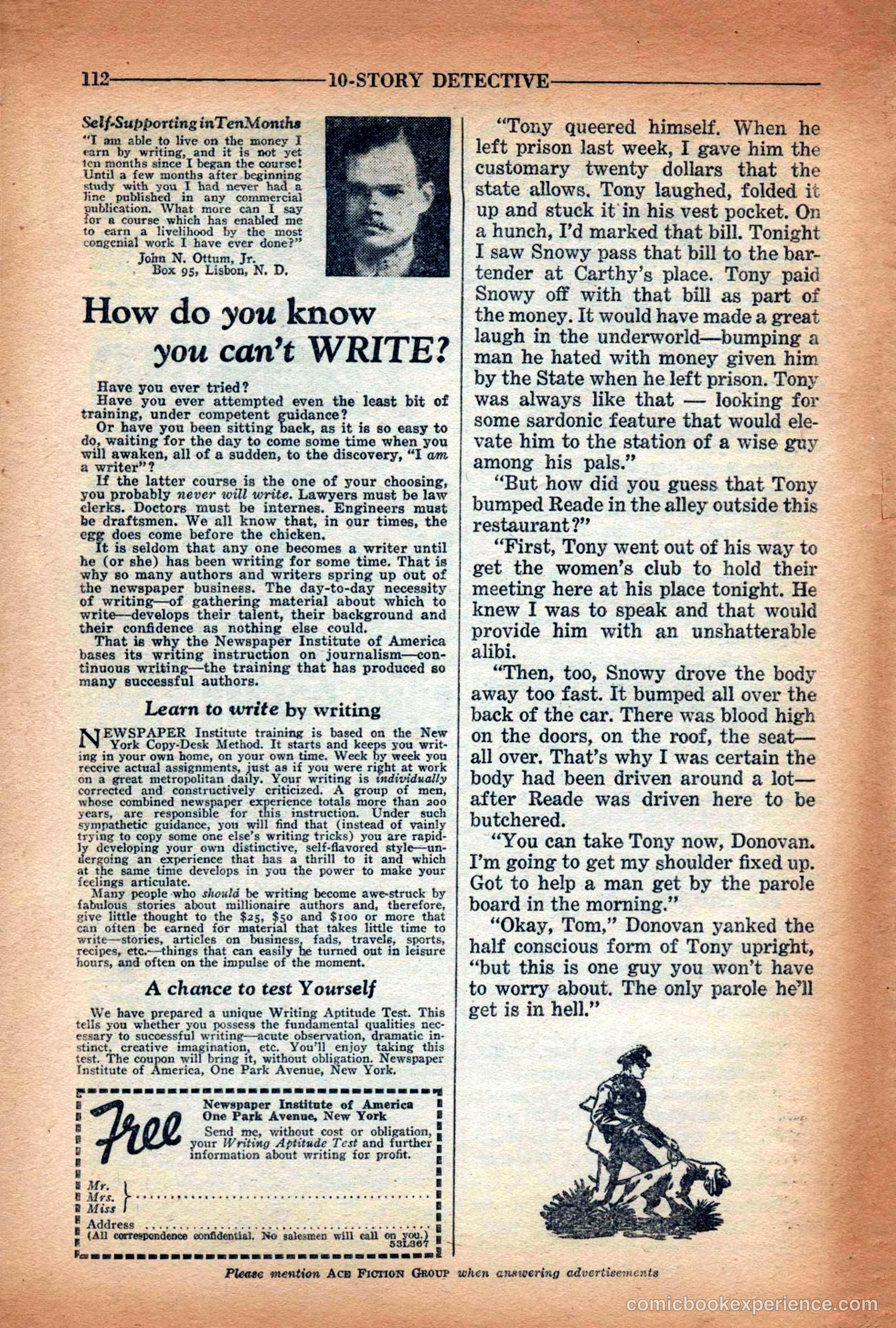 10-Story Detective Magazine Cover — page 114 of 116