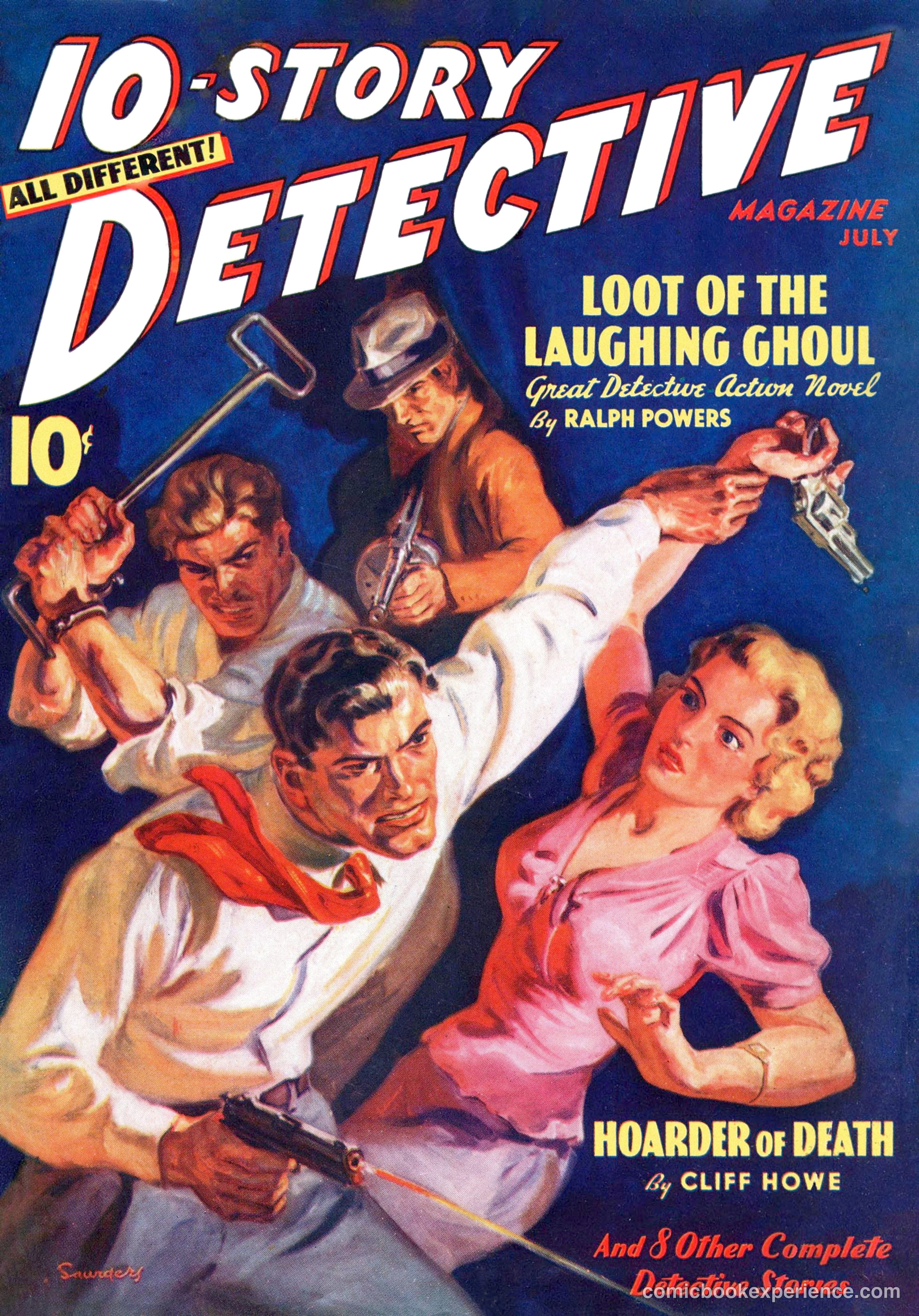10-Story Detective Magazine Cover — page 1 of 116