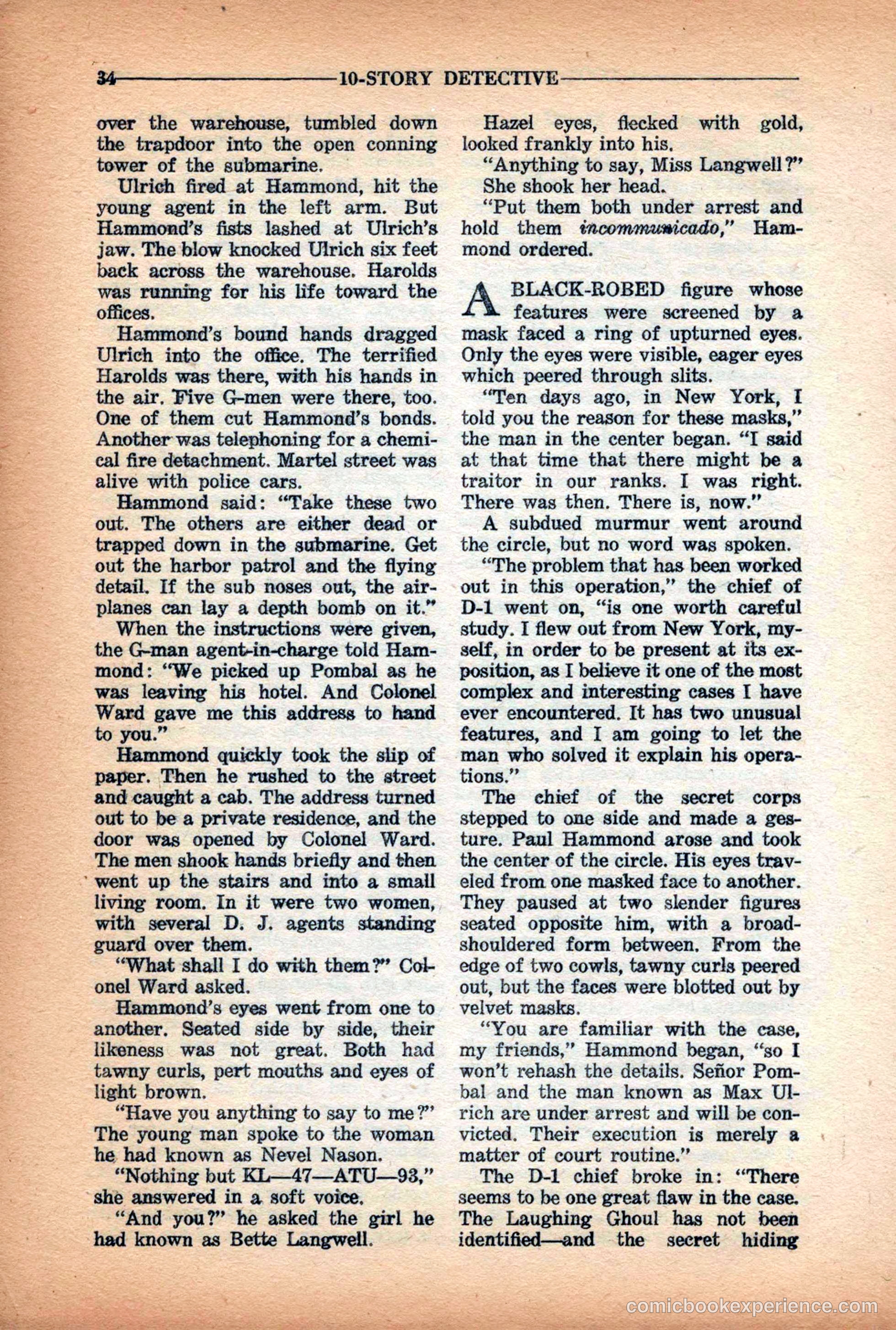 10-Story Detective Magazine Cover — page 36 of 116
