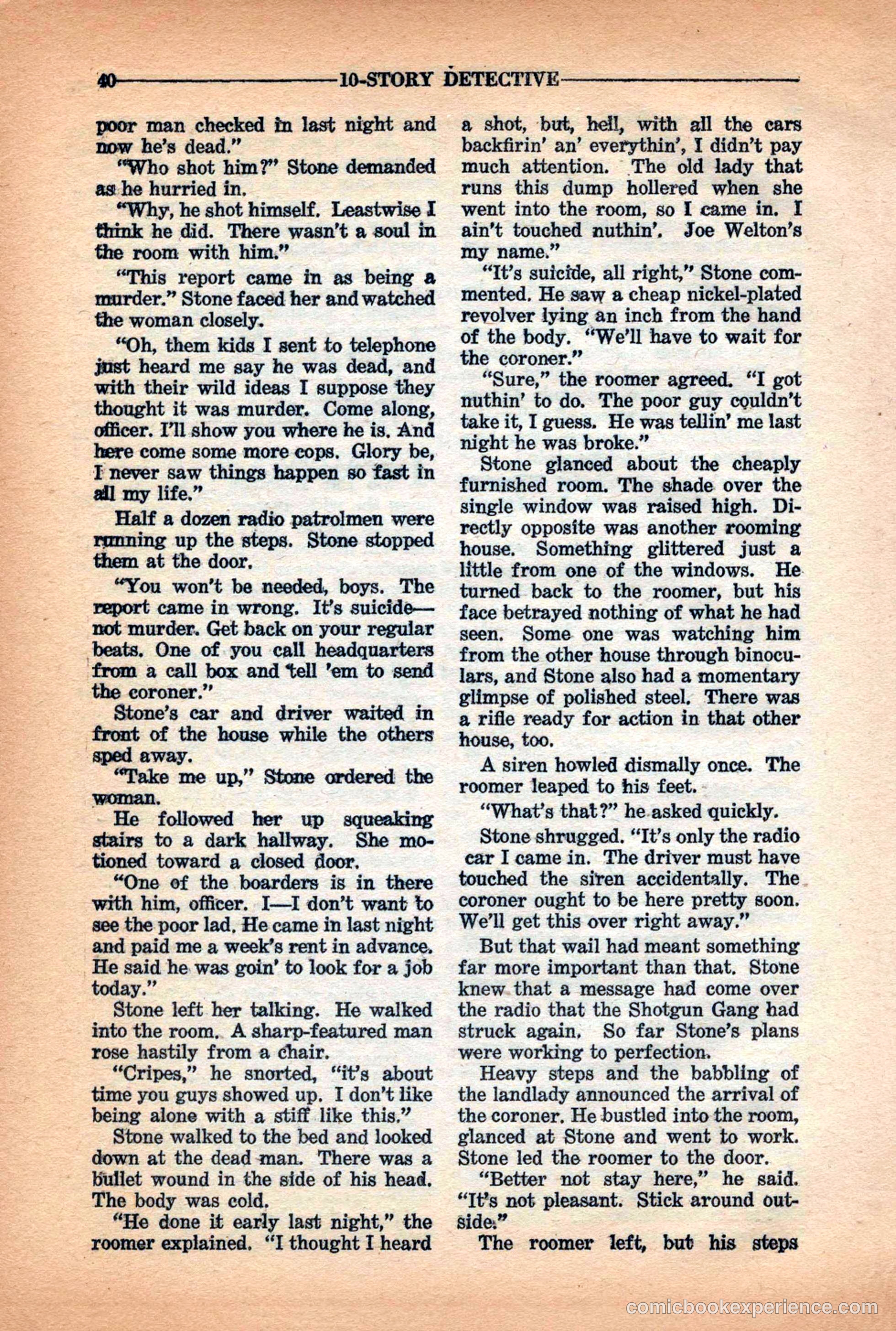 10-Story Detective Magazine Cover — page 42 of 116