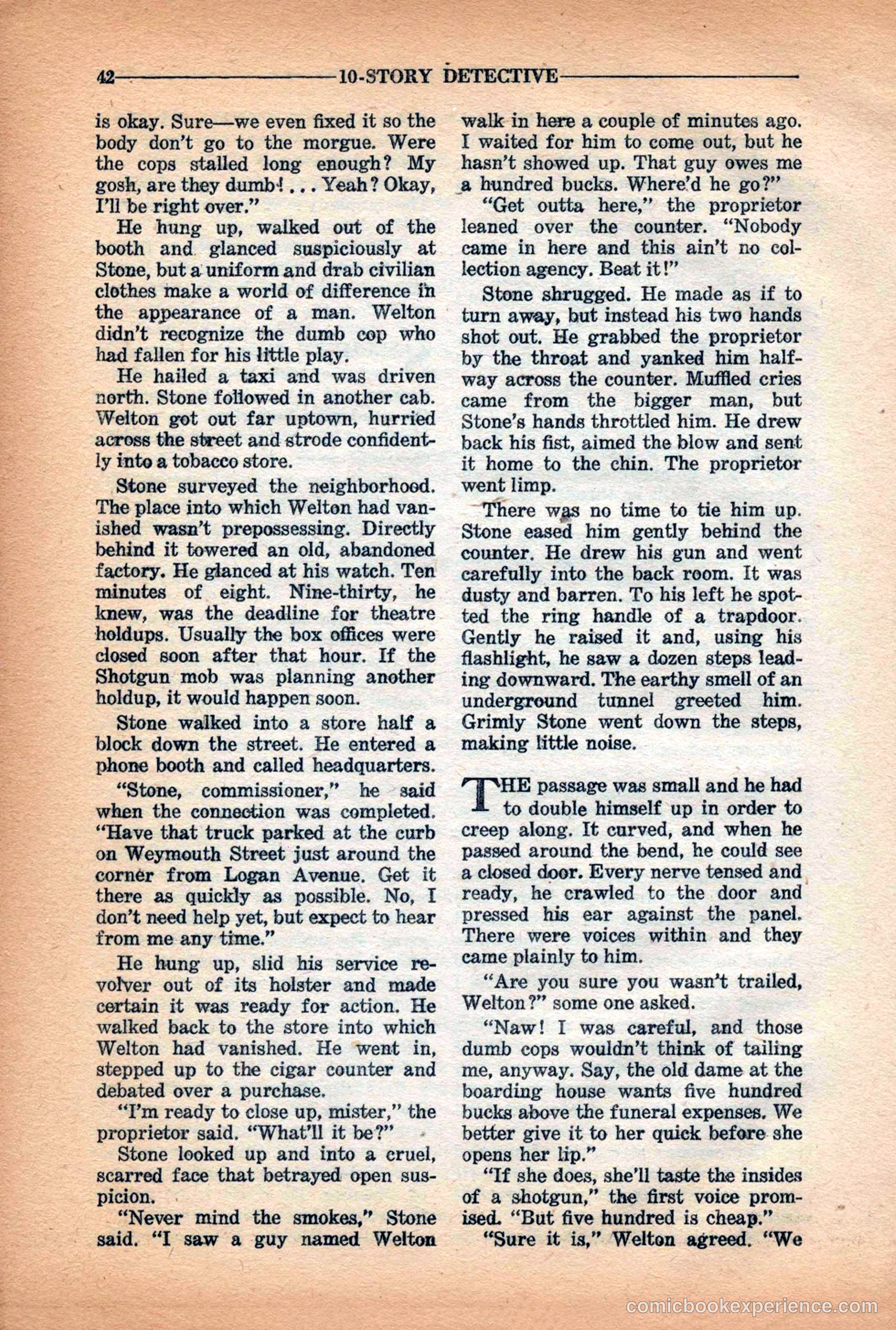 10-Story Detective Magazine Cover — page 44 of 116