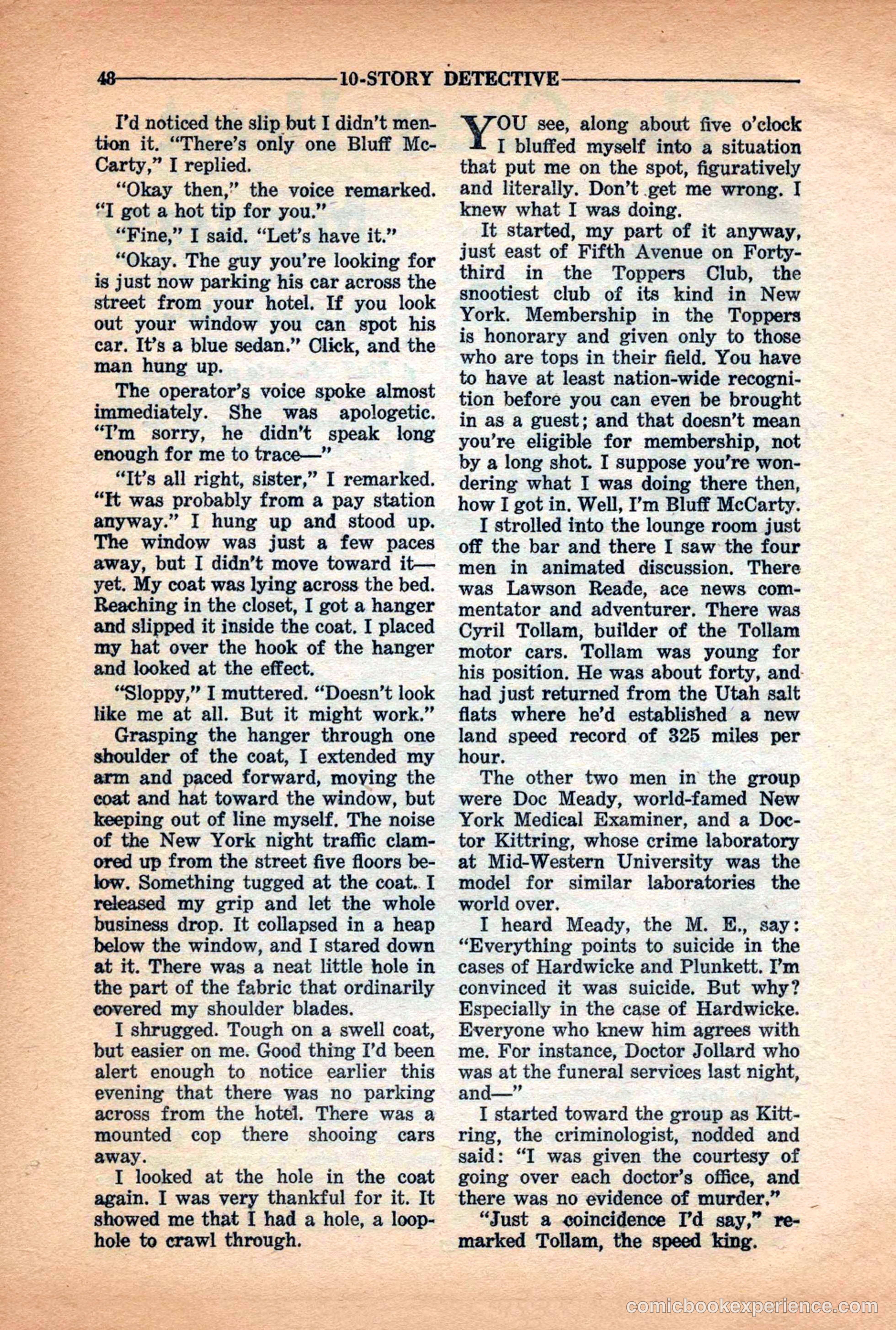 10-Story Detective Magazine Cover — page 50 of 116