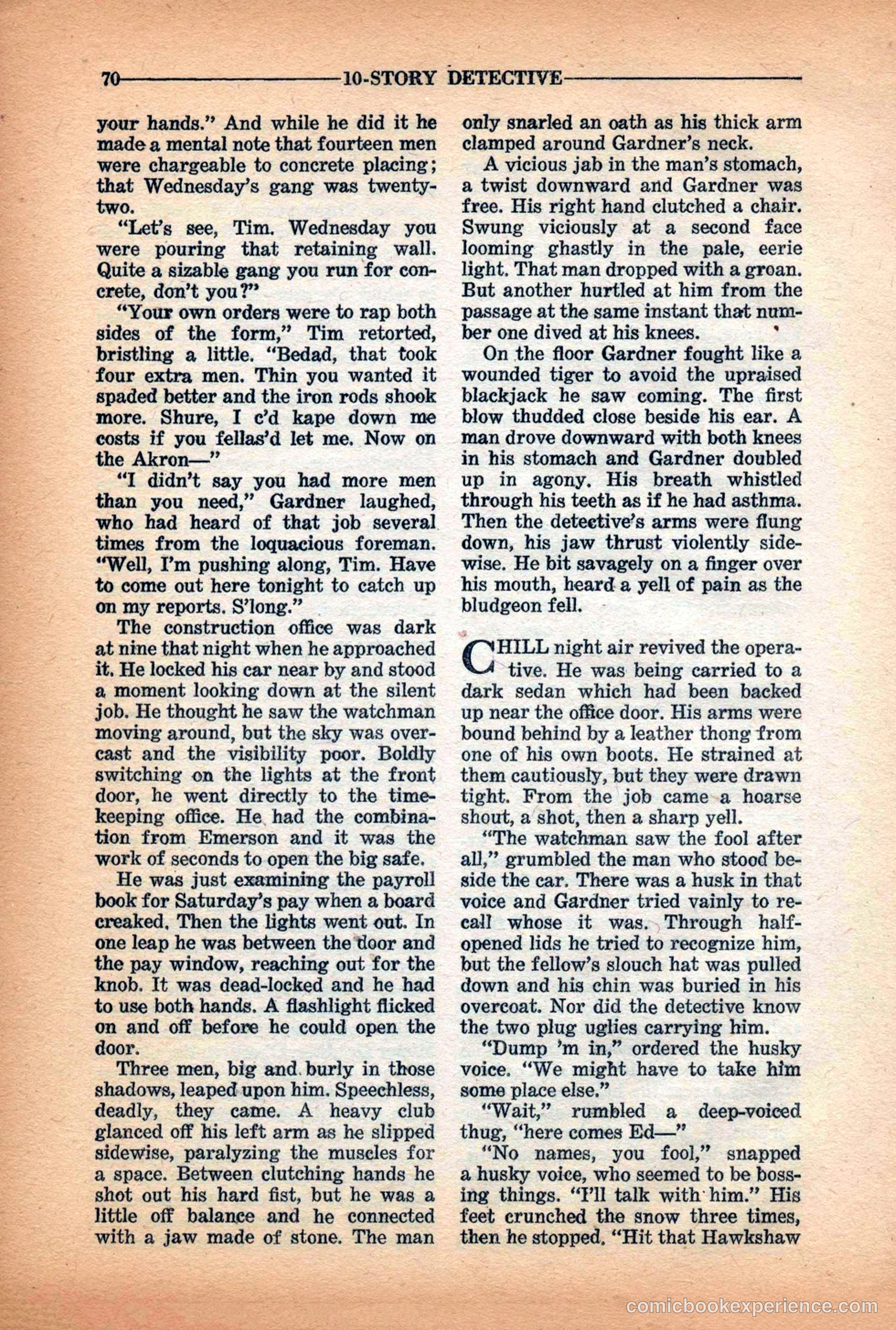 10-Story Detective Magazine Cover — page 72 of 116