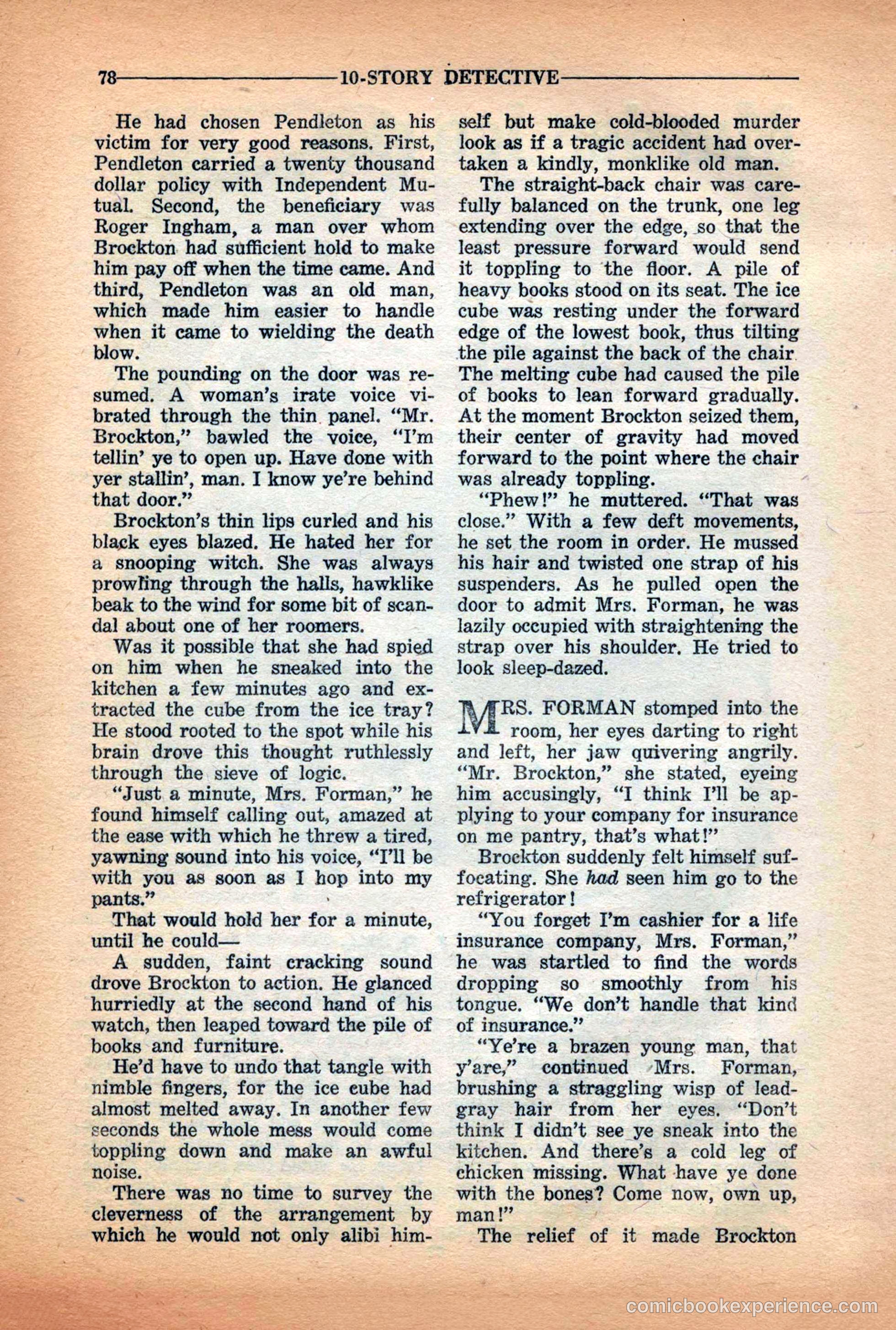 10-Story Detective Magazine Cover — page 80 of 116