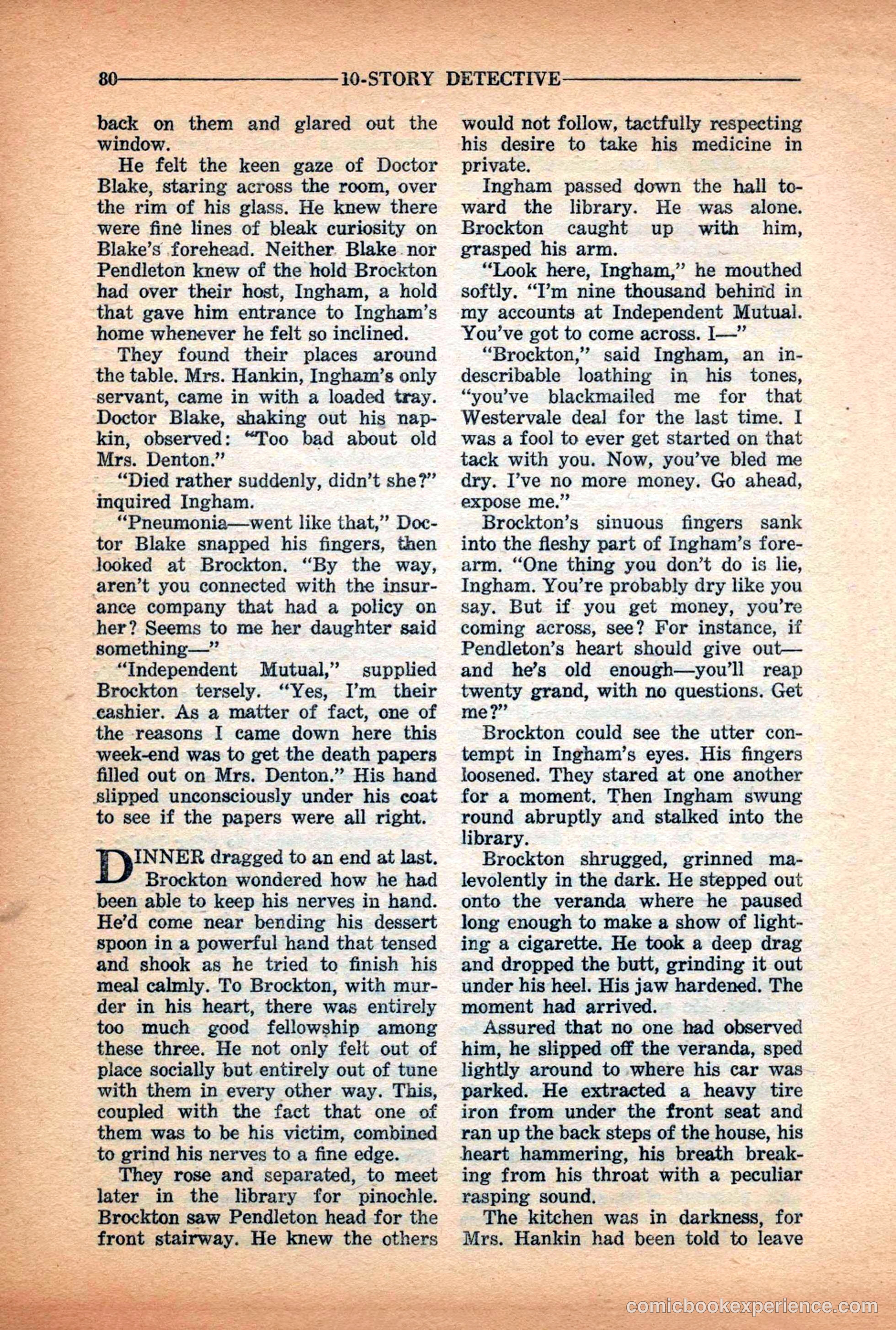 10-Story Detective Magazine Cover — page 82 of 116