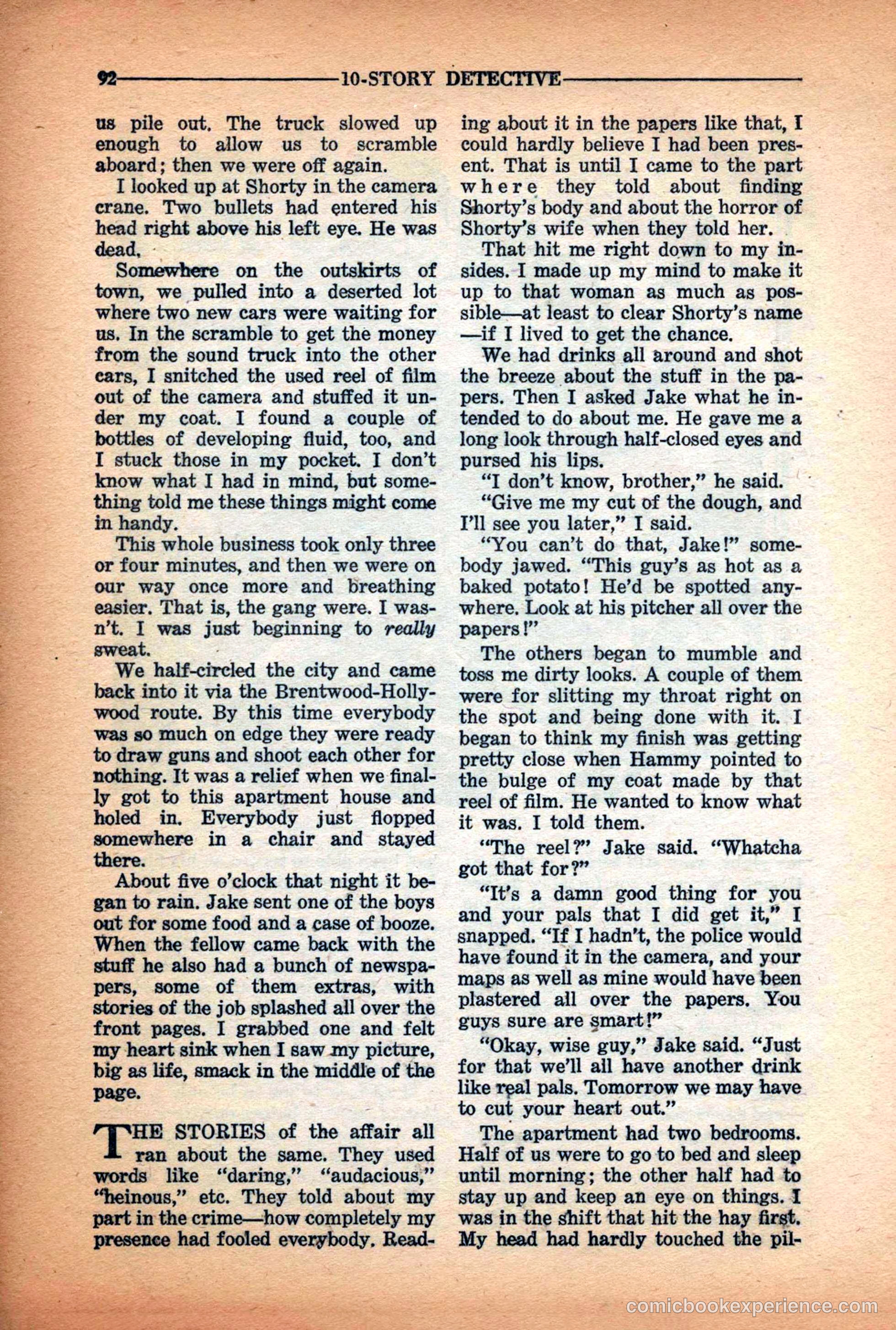 10-Story Detective Magazine Cover — page 94 of 116