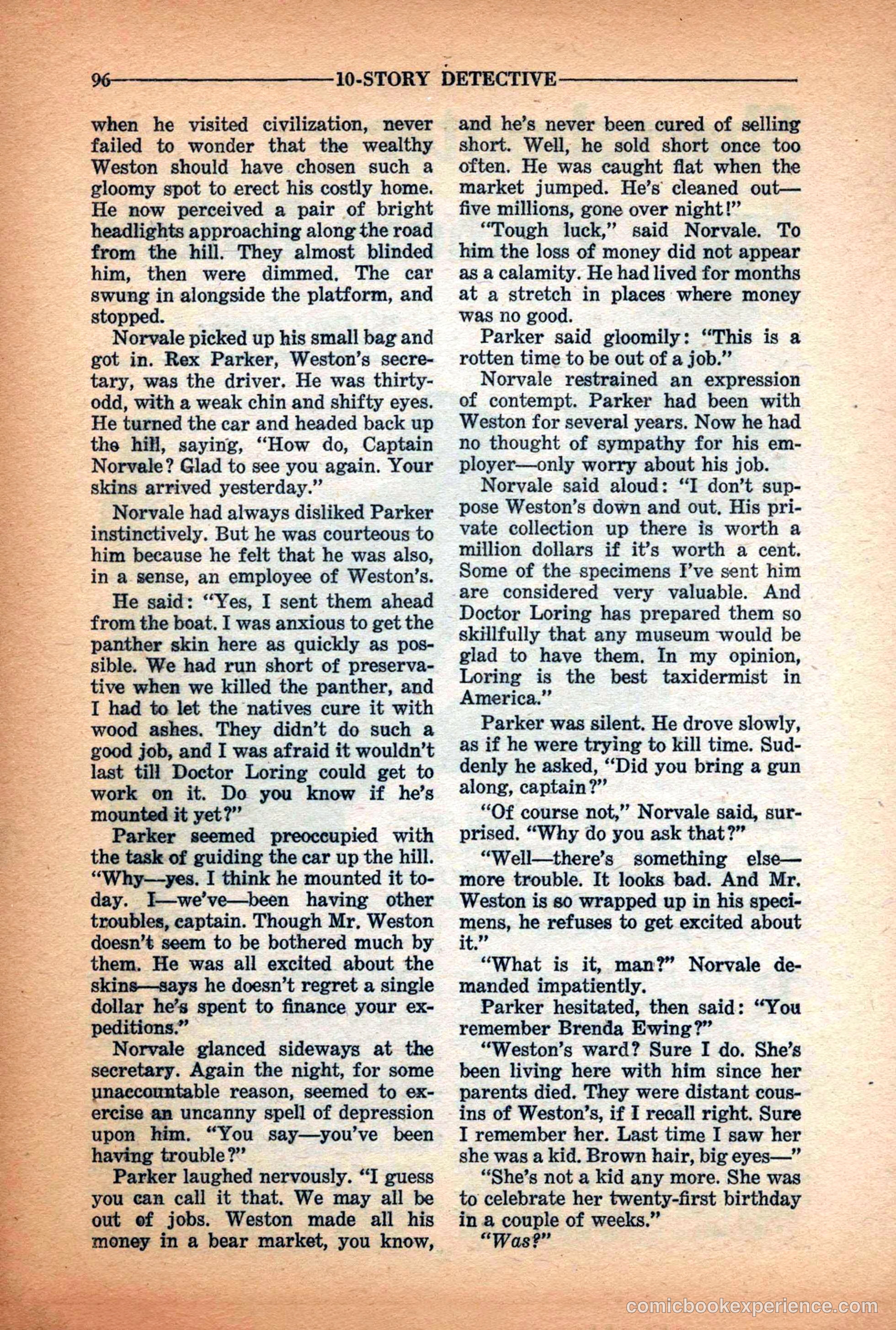10-Story Detective Magazine Cover — page 98 of 116