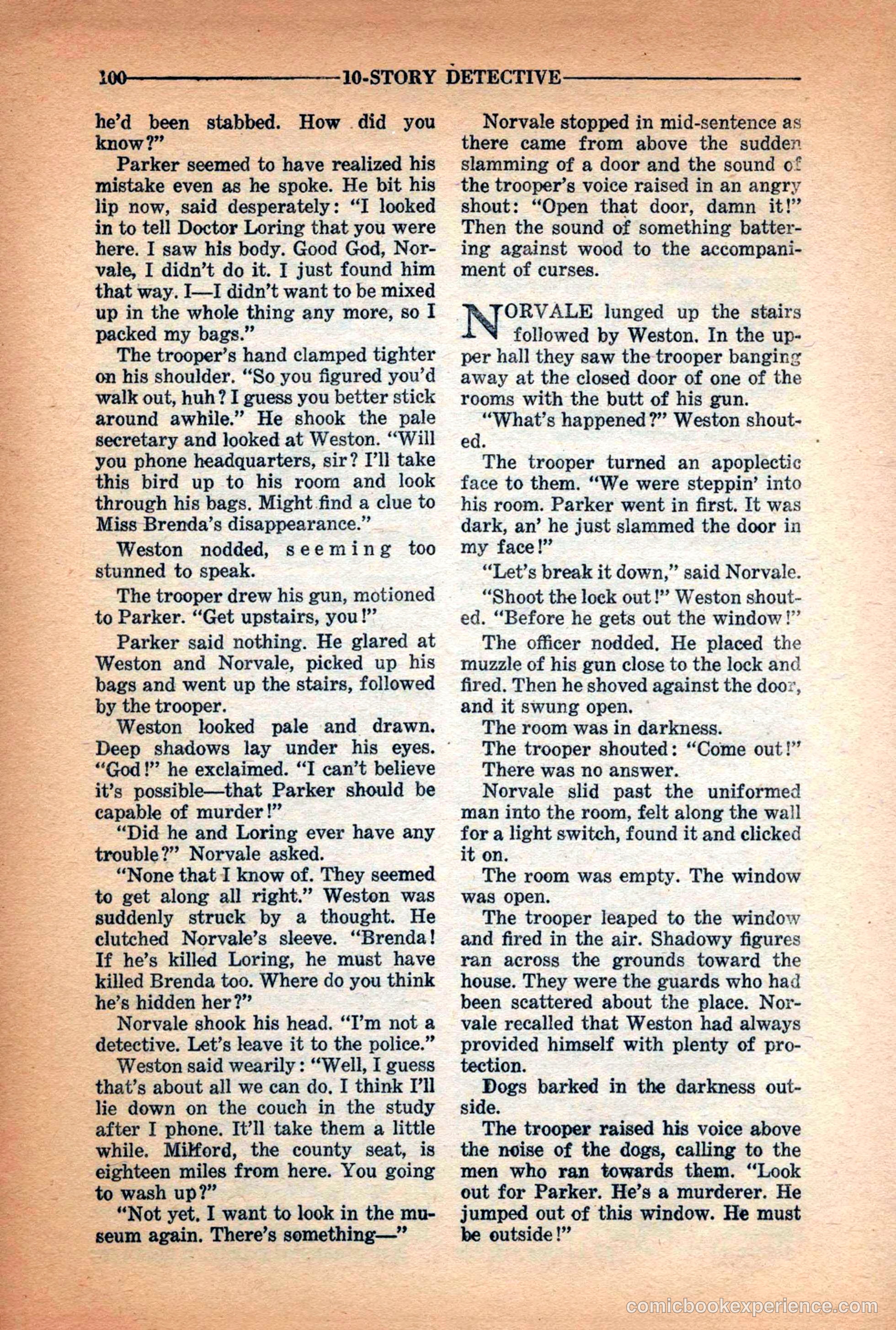 10-Story Detective Magazine Cover — page 102 of 116