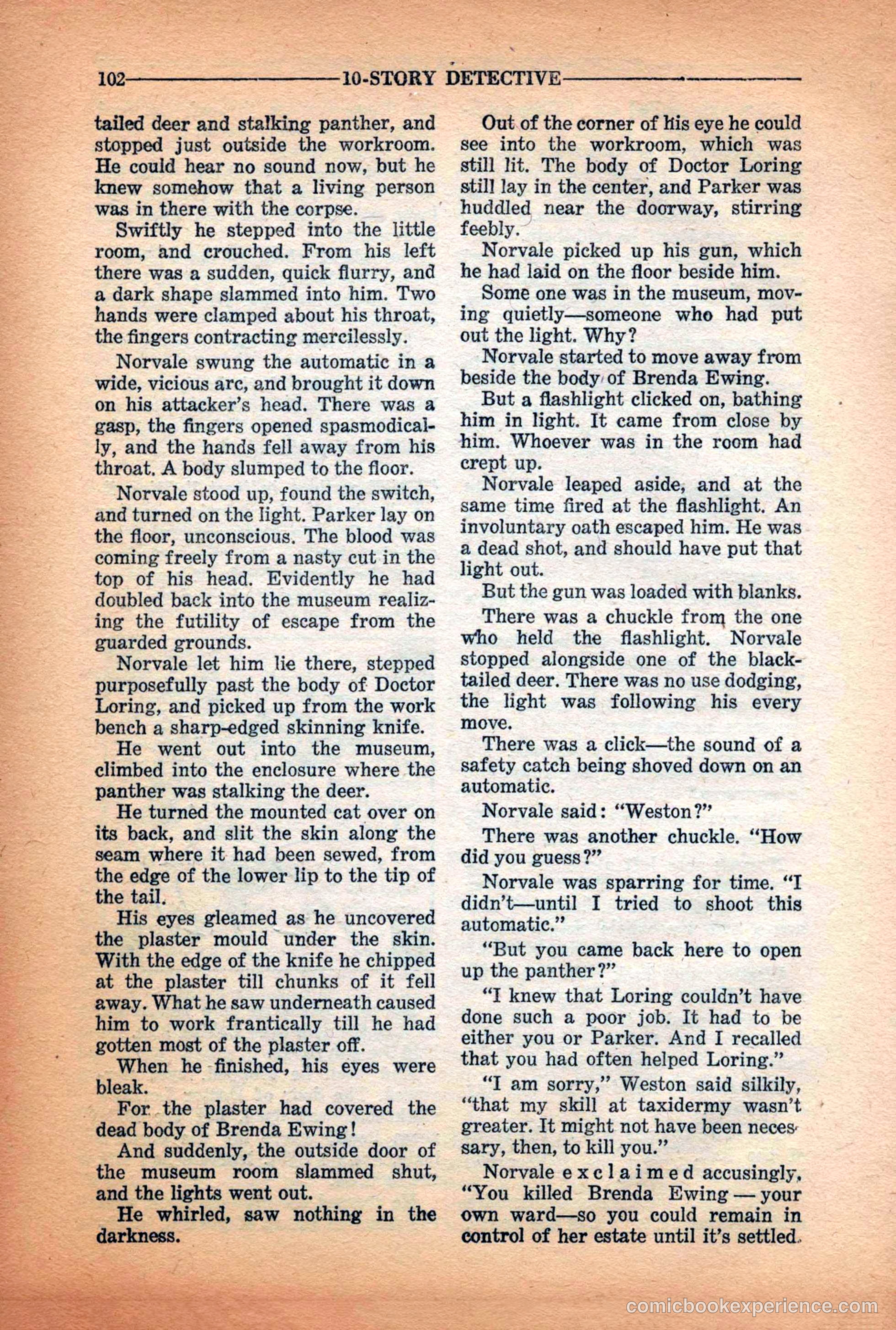 10-Story Detective Magazine Cover — page 104 of 116