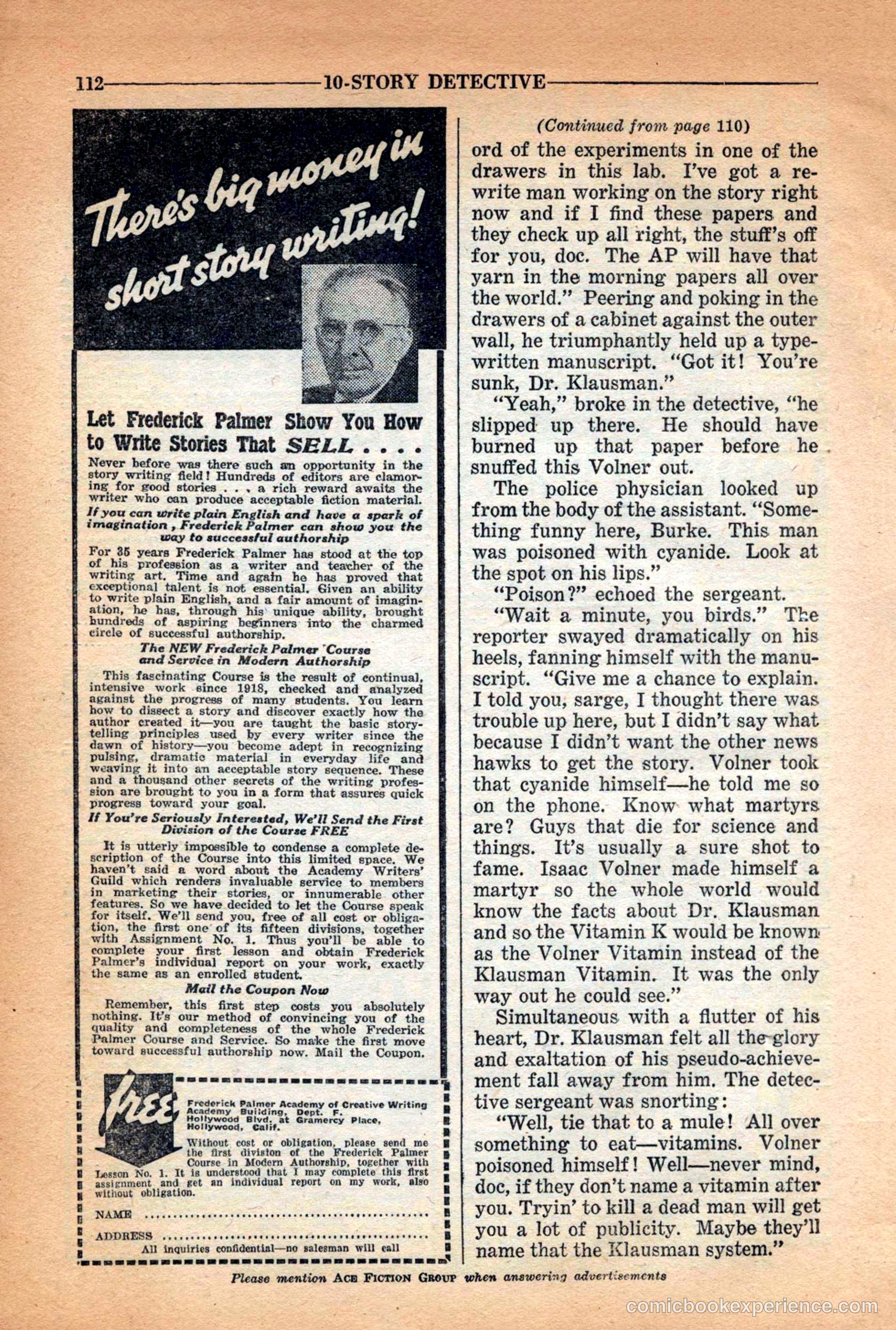 10-Story Detective Magazine Cover — page 114 of 116