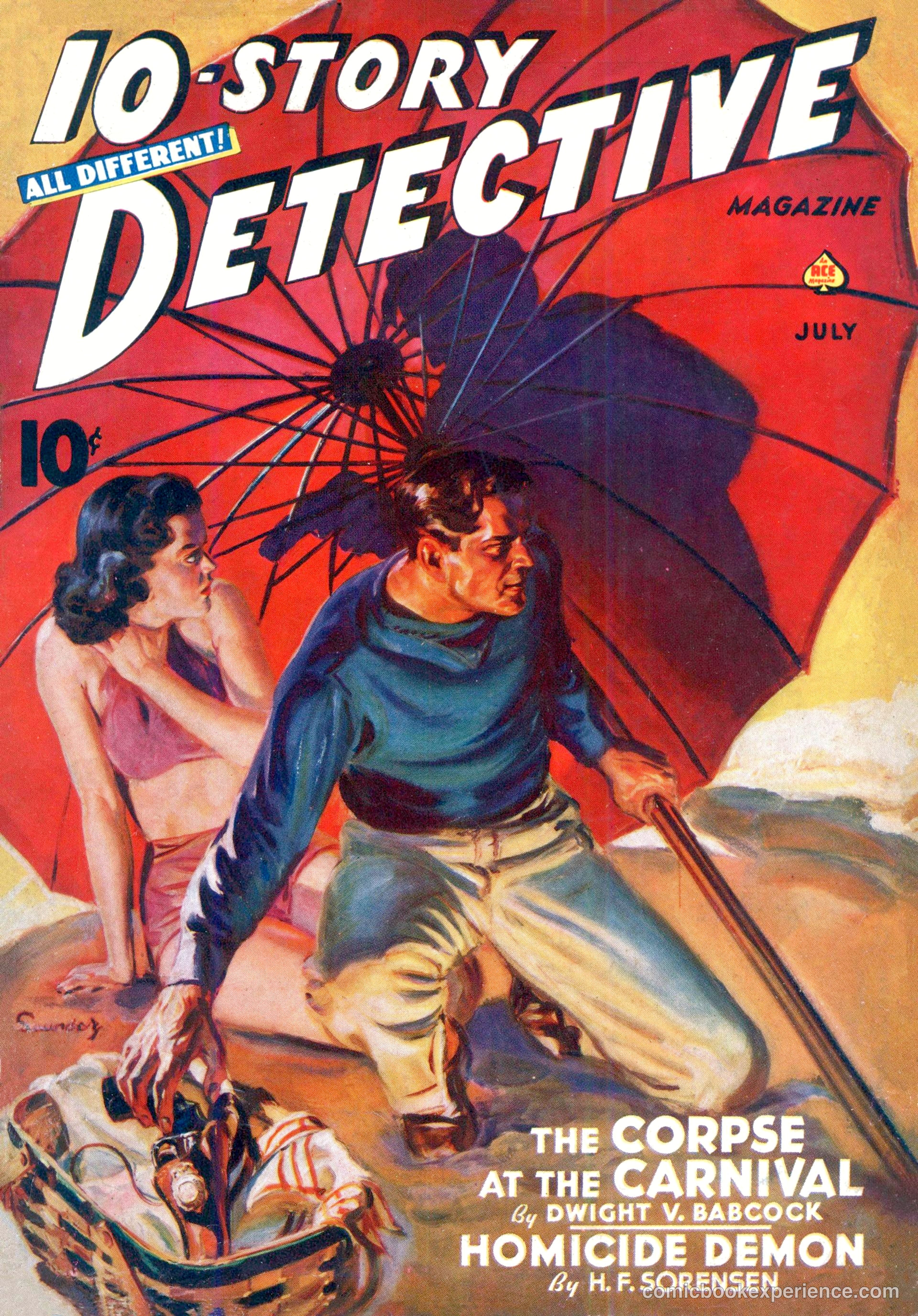 10-Story Detective Magazine Cover — page 1 of 116