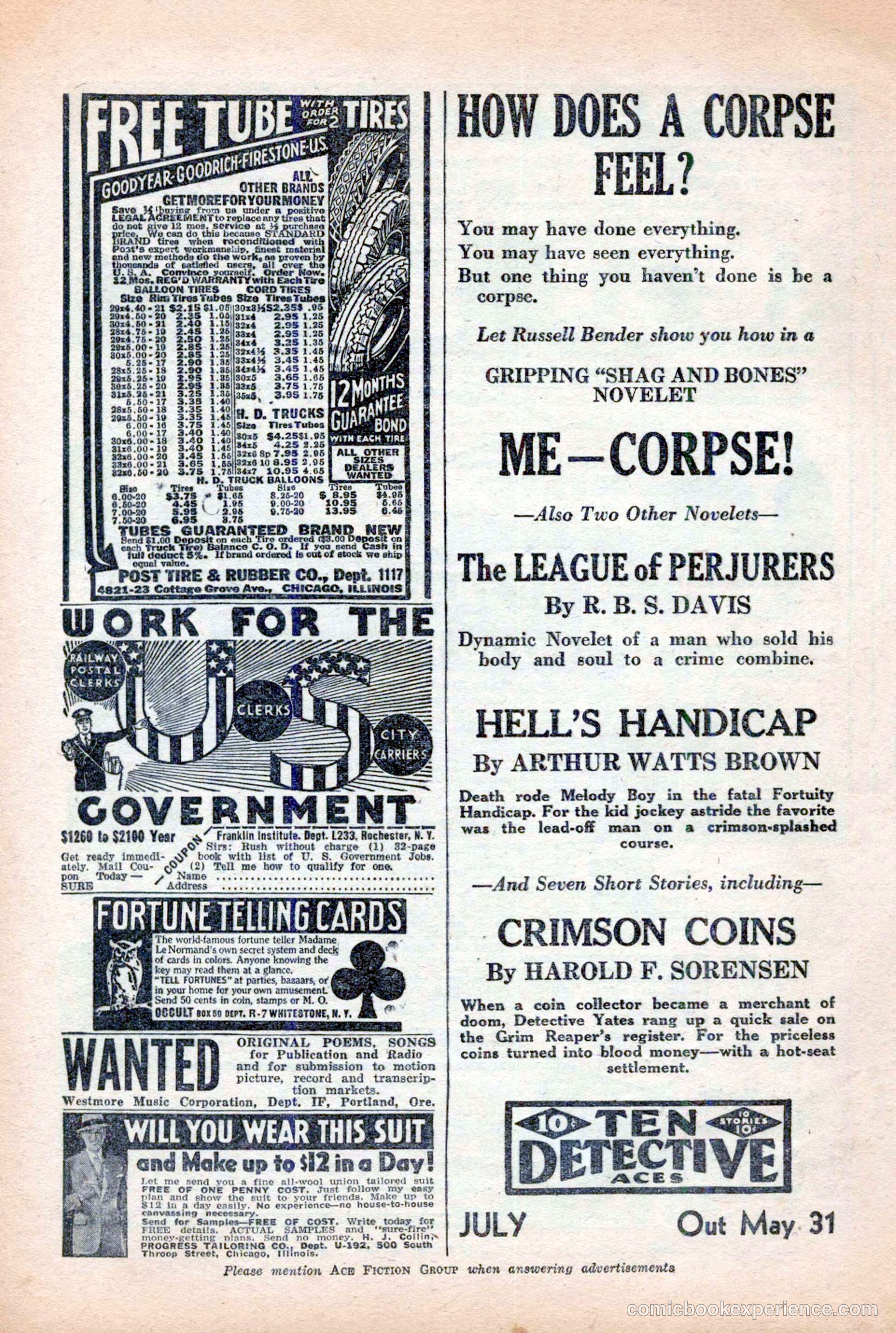 10-Story Detective Magazine Cover — page 6 of 116