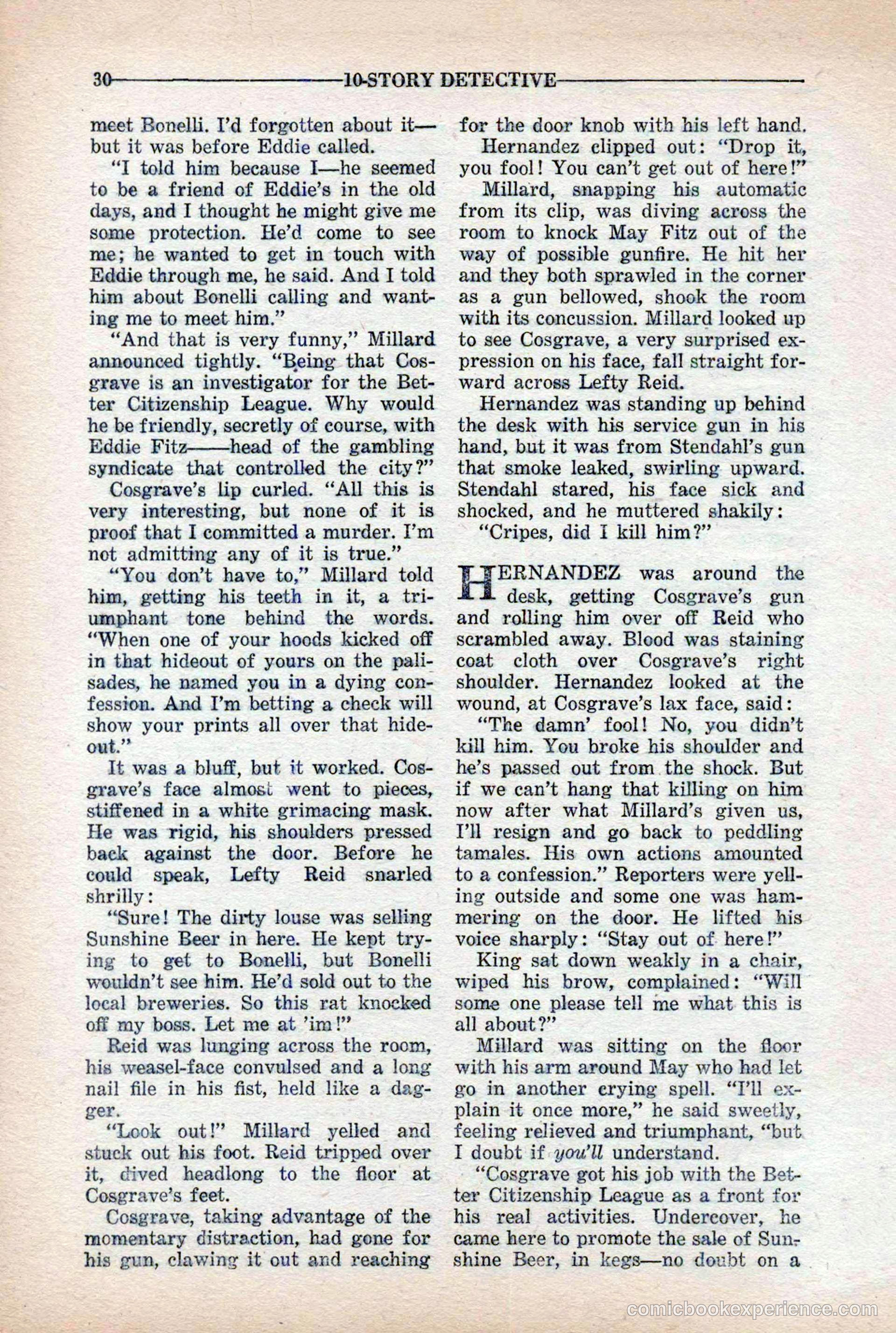 10-Story Detective Magazine Cover — page 32 of 116