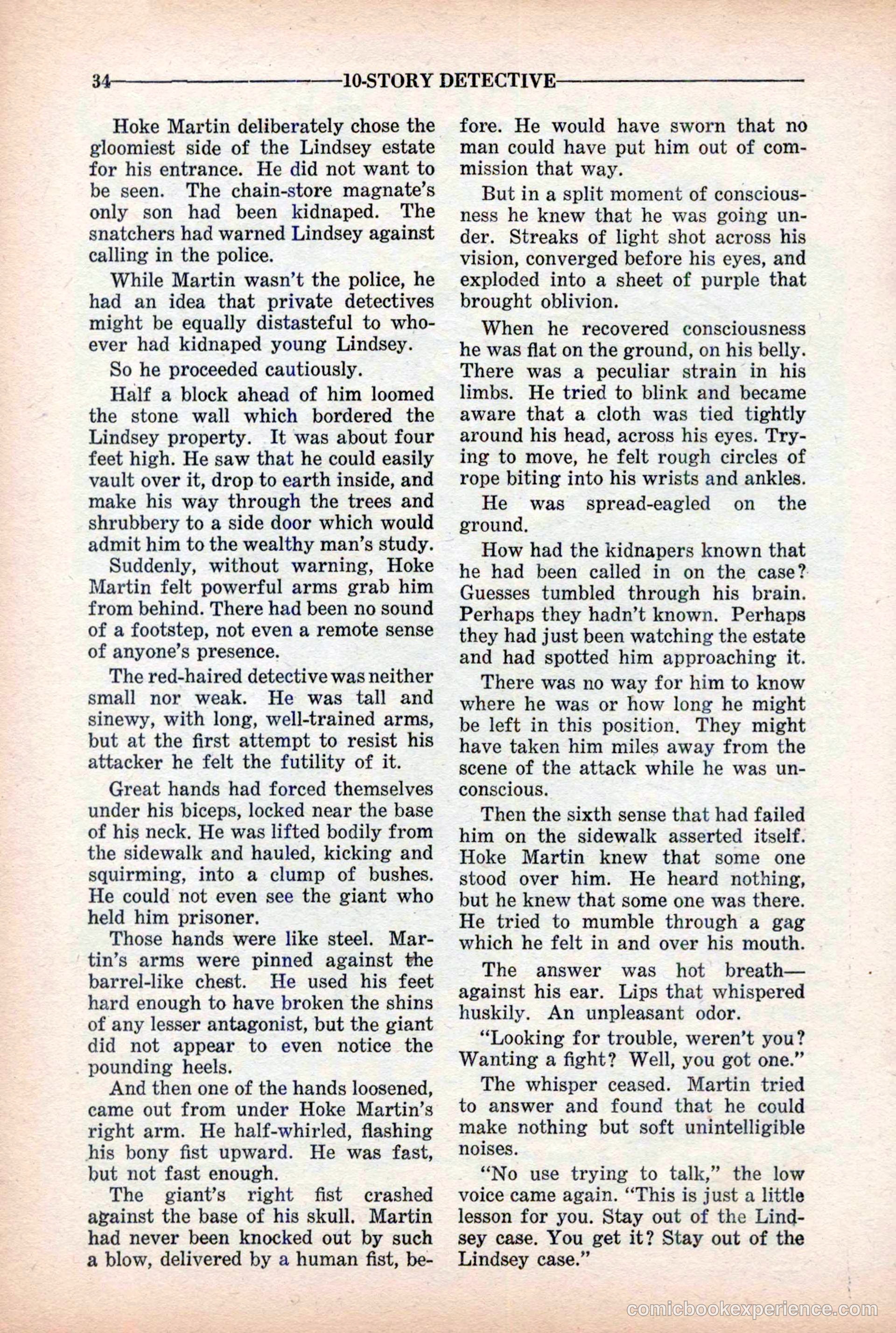 10-Story Detective Magazine Cover — page 36 of 116