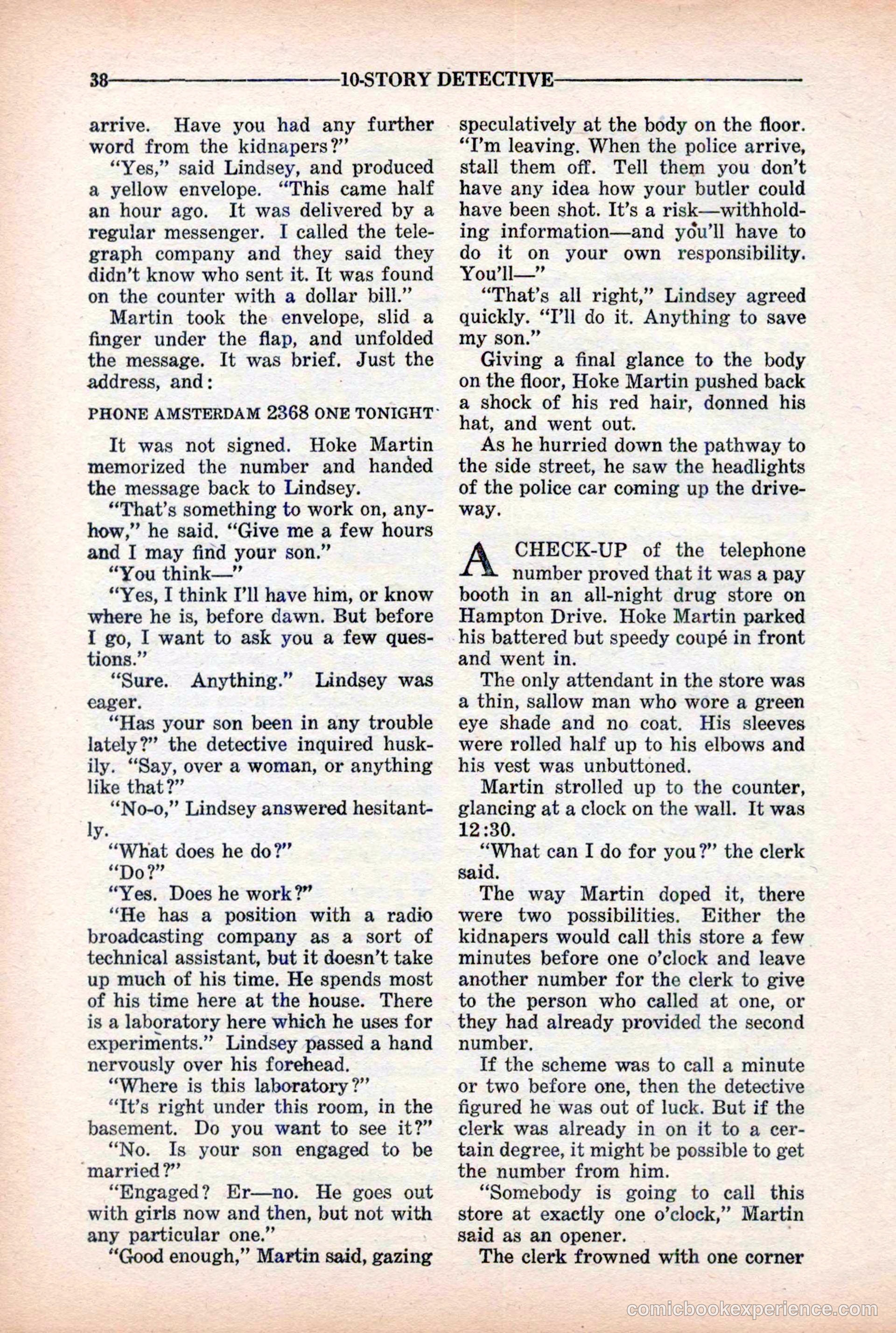 10-Story Detective Magazine Cover — page 40 of 116