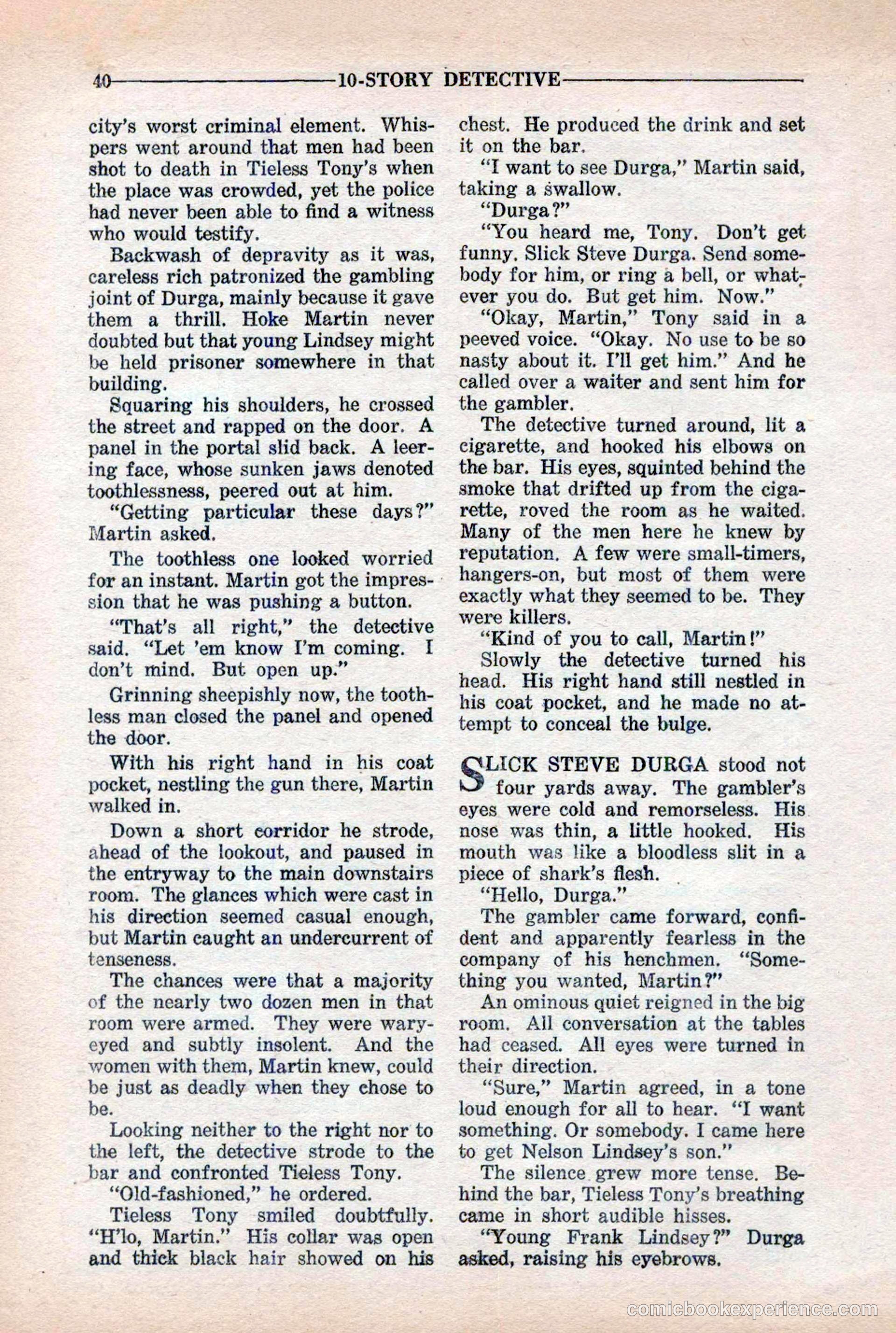 10-Story Detective Magazine Cover — page 42 of 116