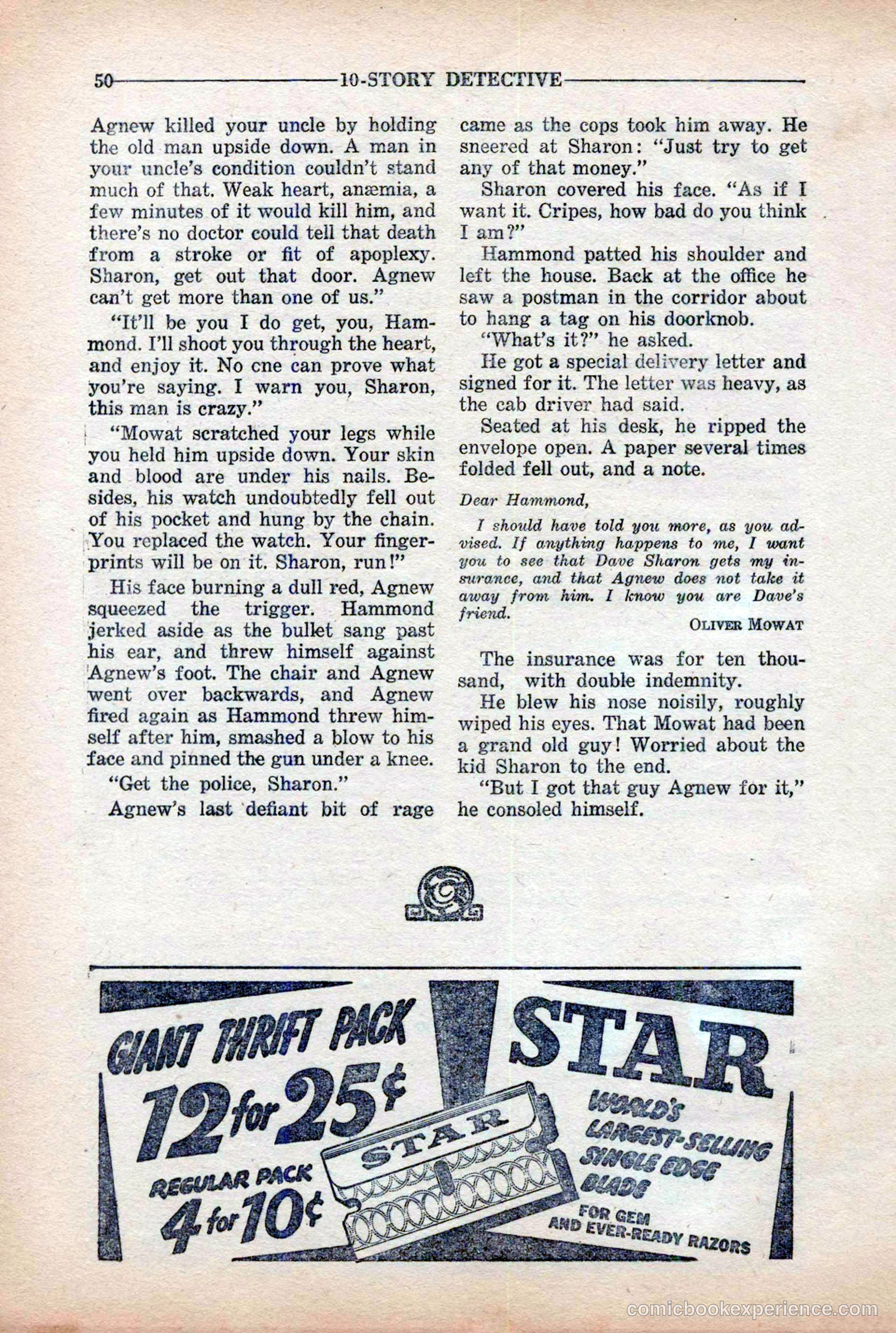 10-Story Detective Magazine Cover — page 52 of 116