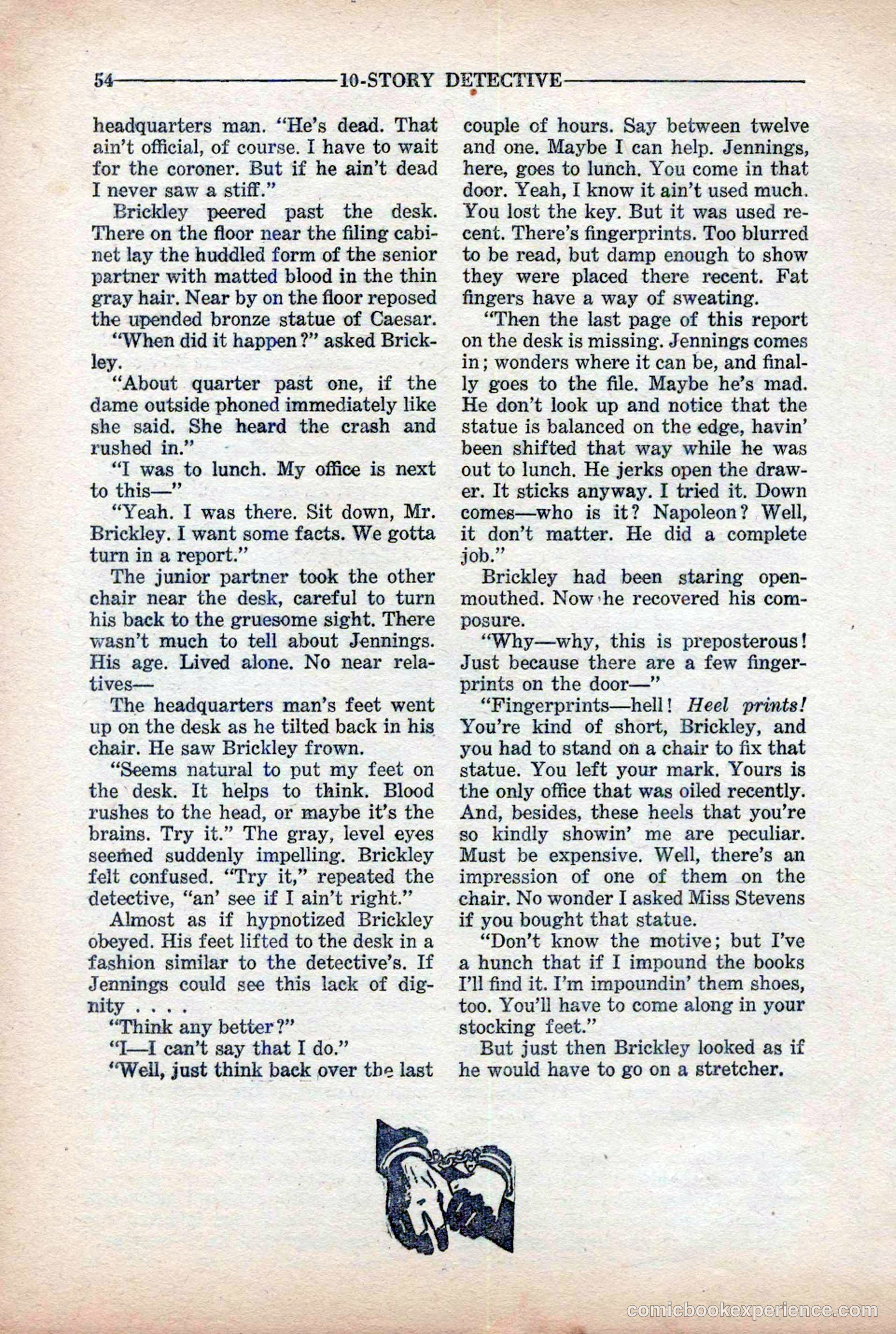 10-Story Detective Magazine Cover — page 56 of 116