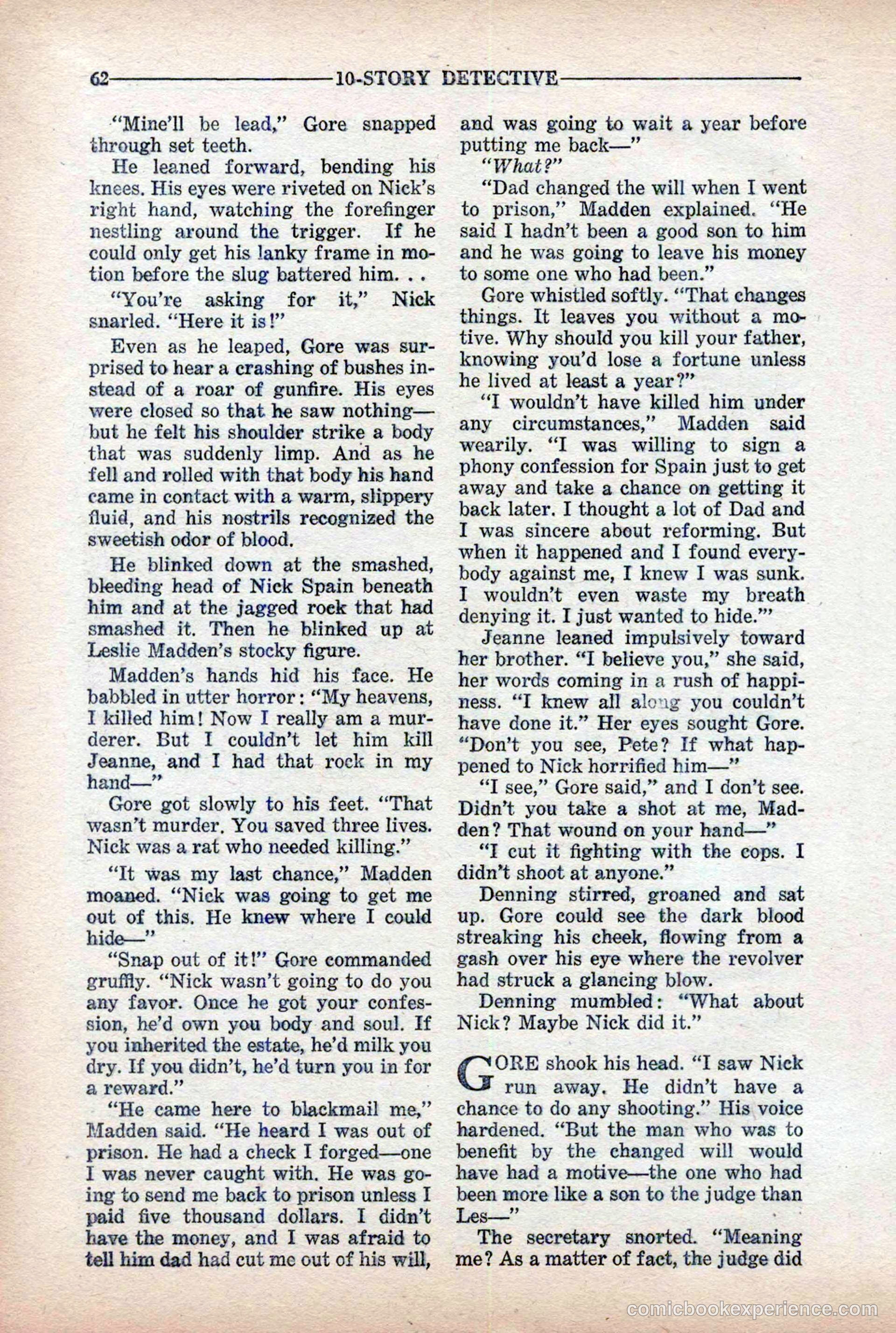 10-Story Detective Magazine Cover — page 64 of 116