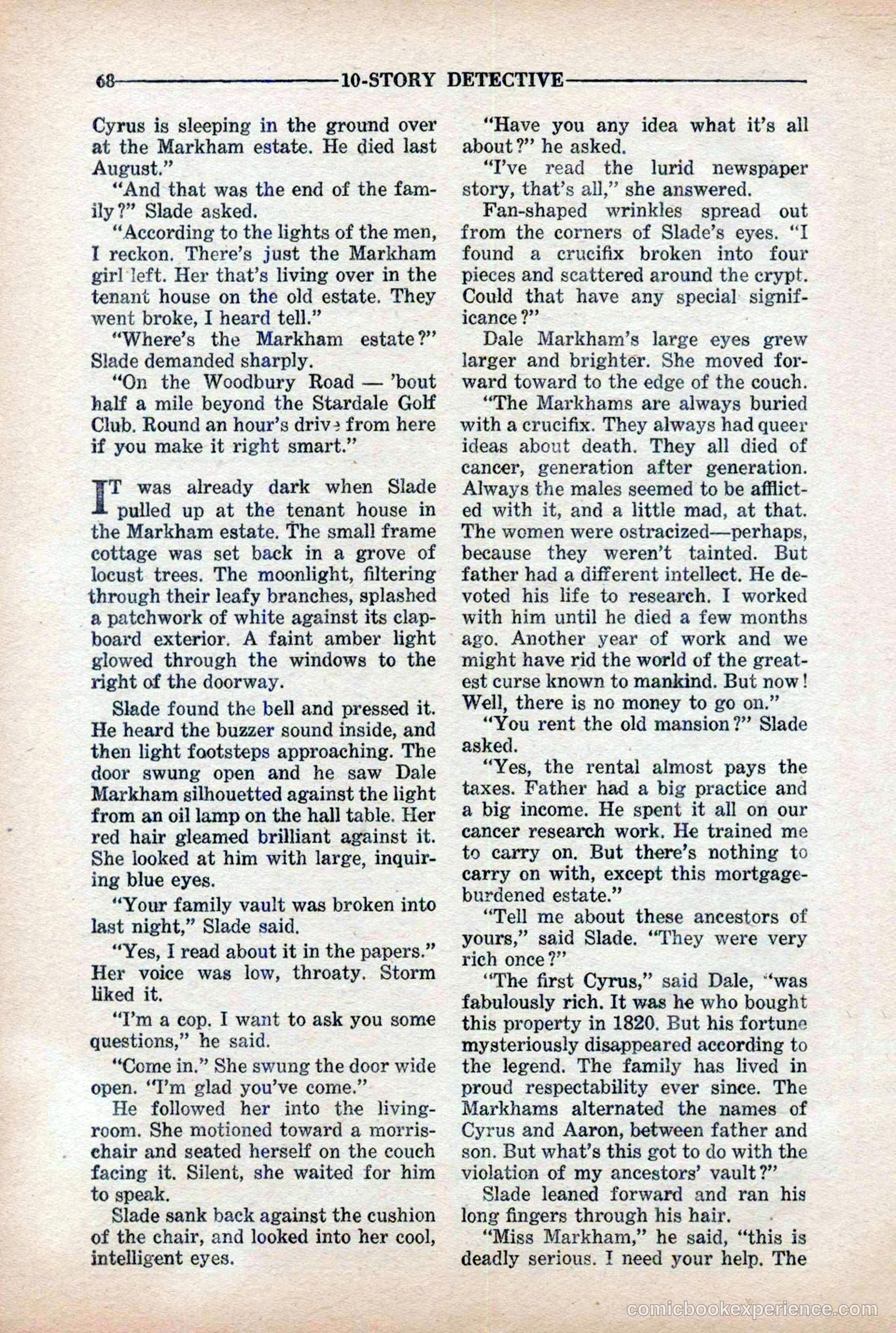 10-Story Detective Magazine Cover — page 70 of 116