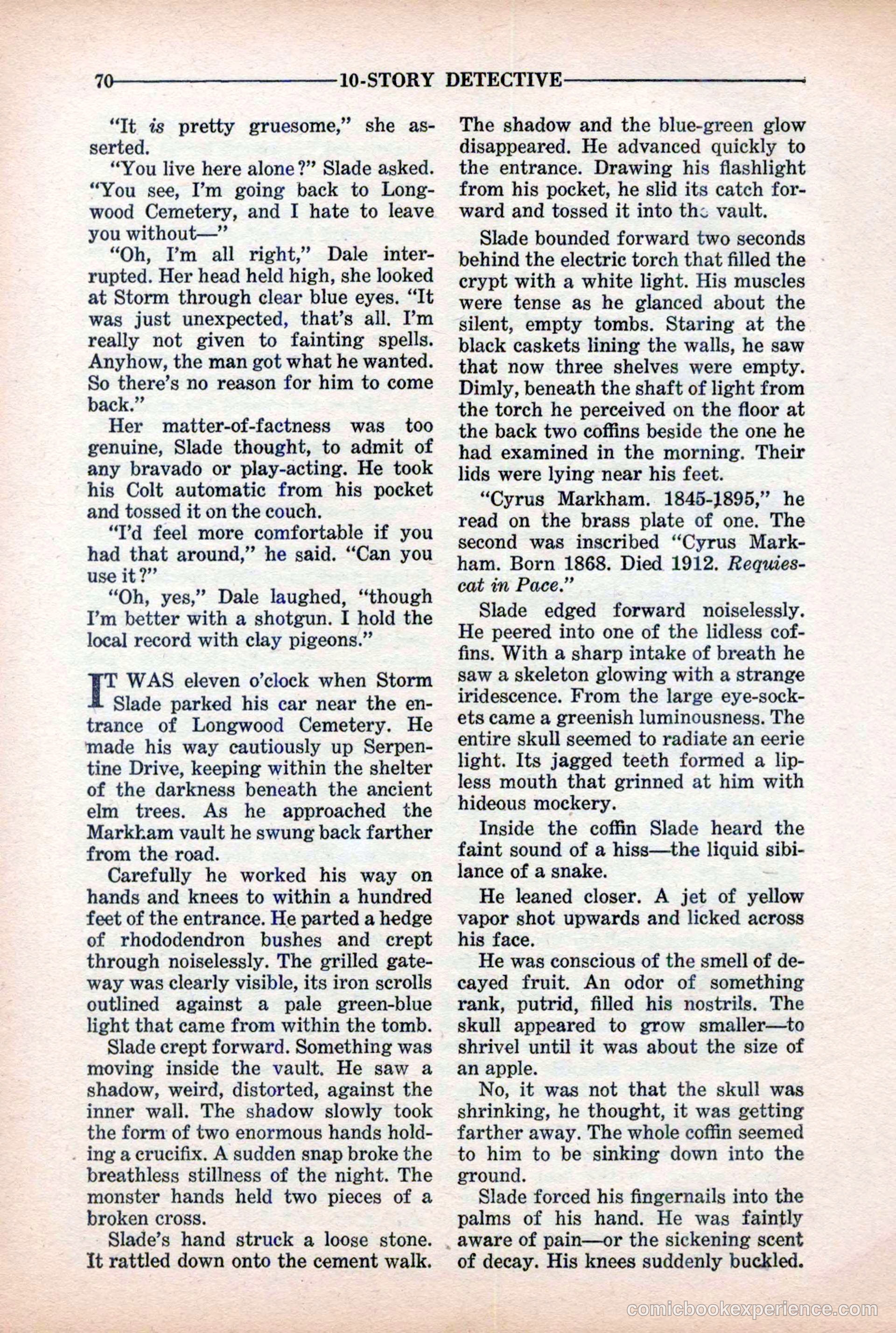 10-Story Detective Magazine Cover — page 72 of 116