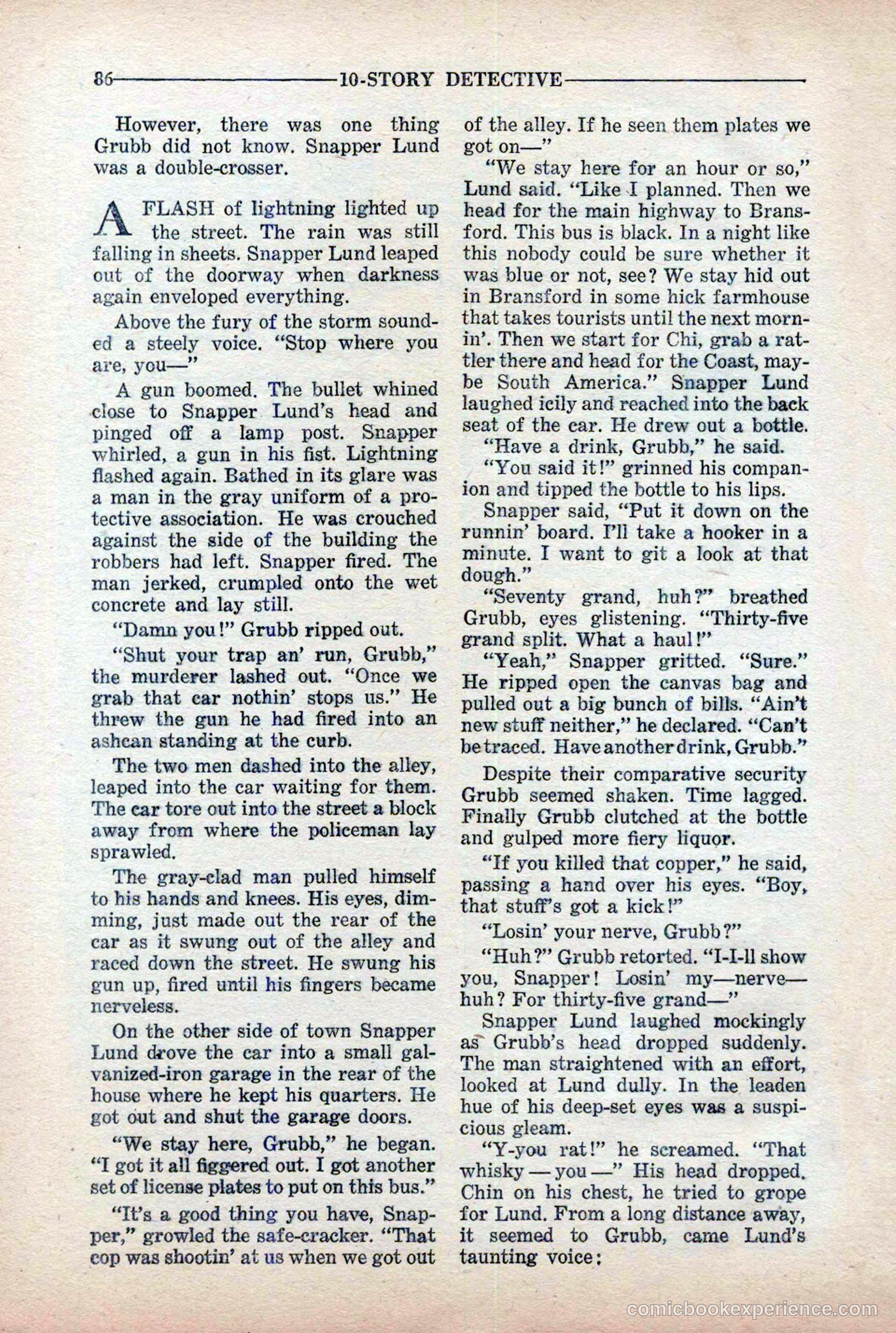 10-Story Detective Magazine Cover — page 88 of 116