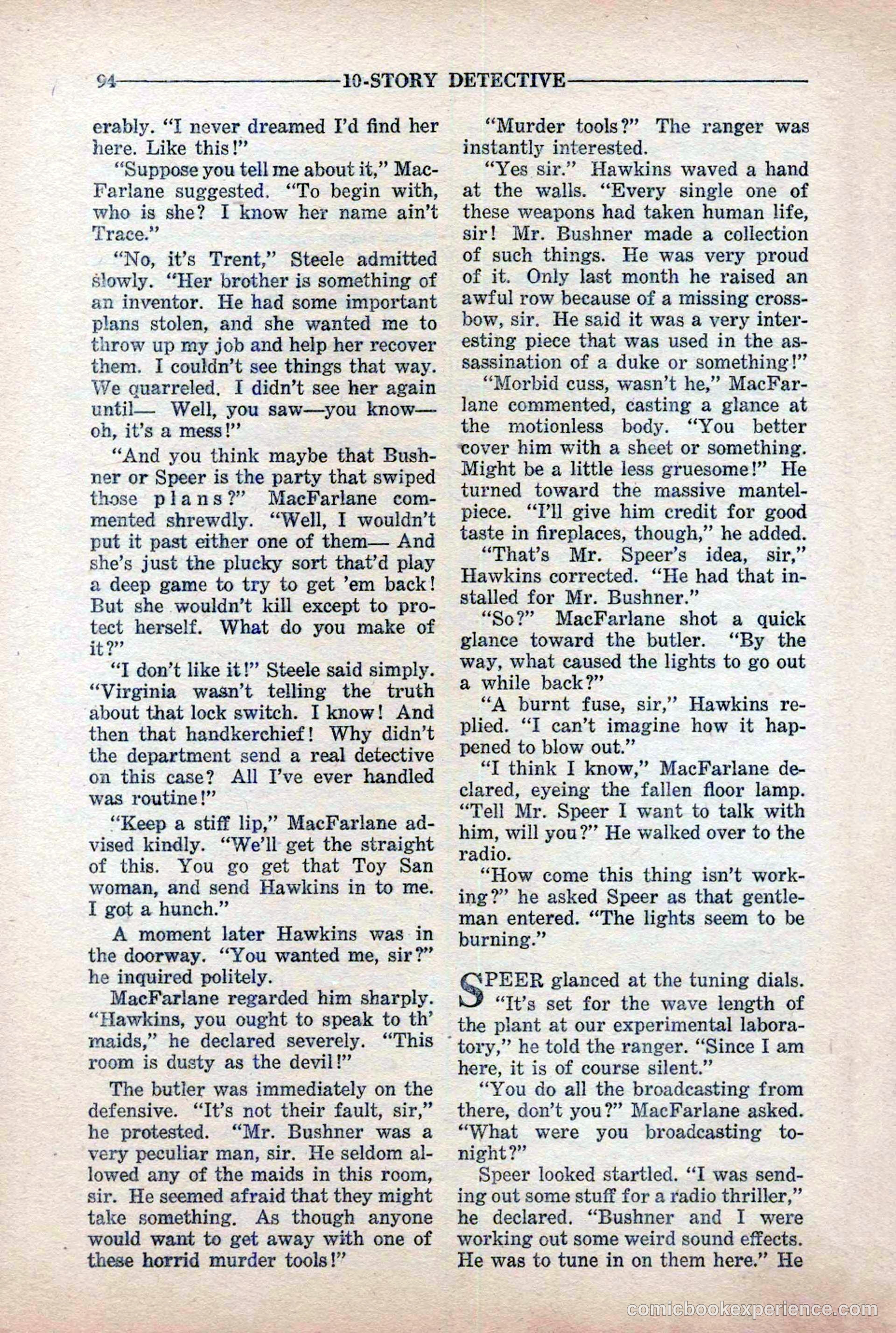 10-Story Detective Magazine Cover — page 96 of 116