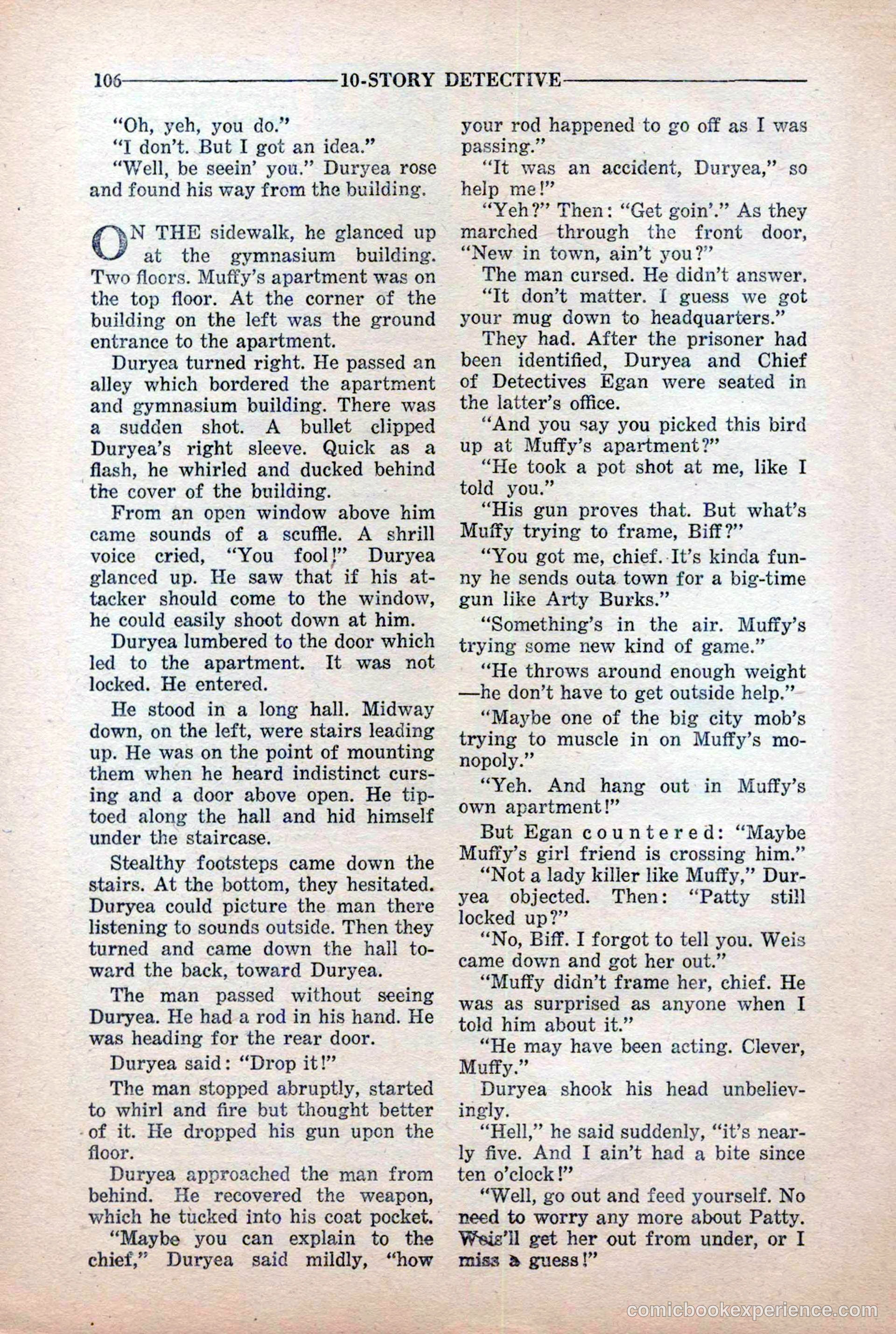 10-Story Detective Magazine Cover — page 108 of 116