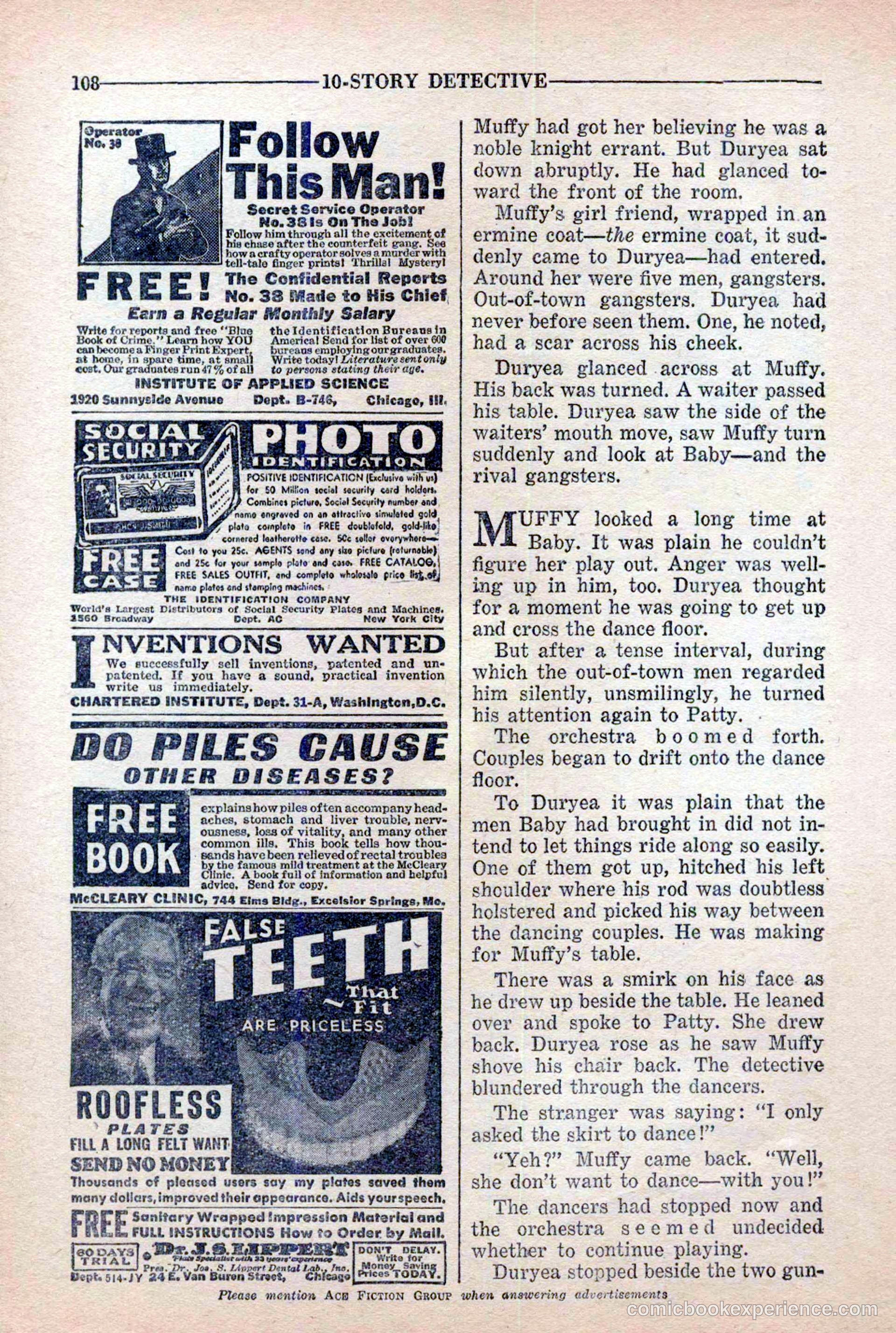 10-Story Detective Magazine Cover — page 110 of 116