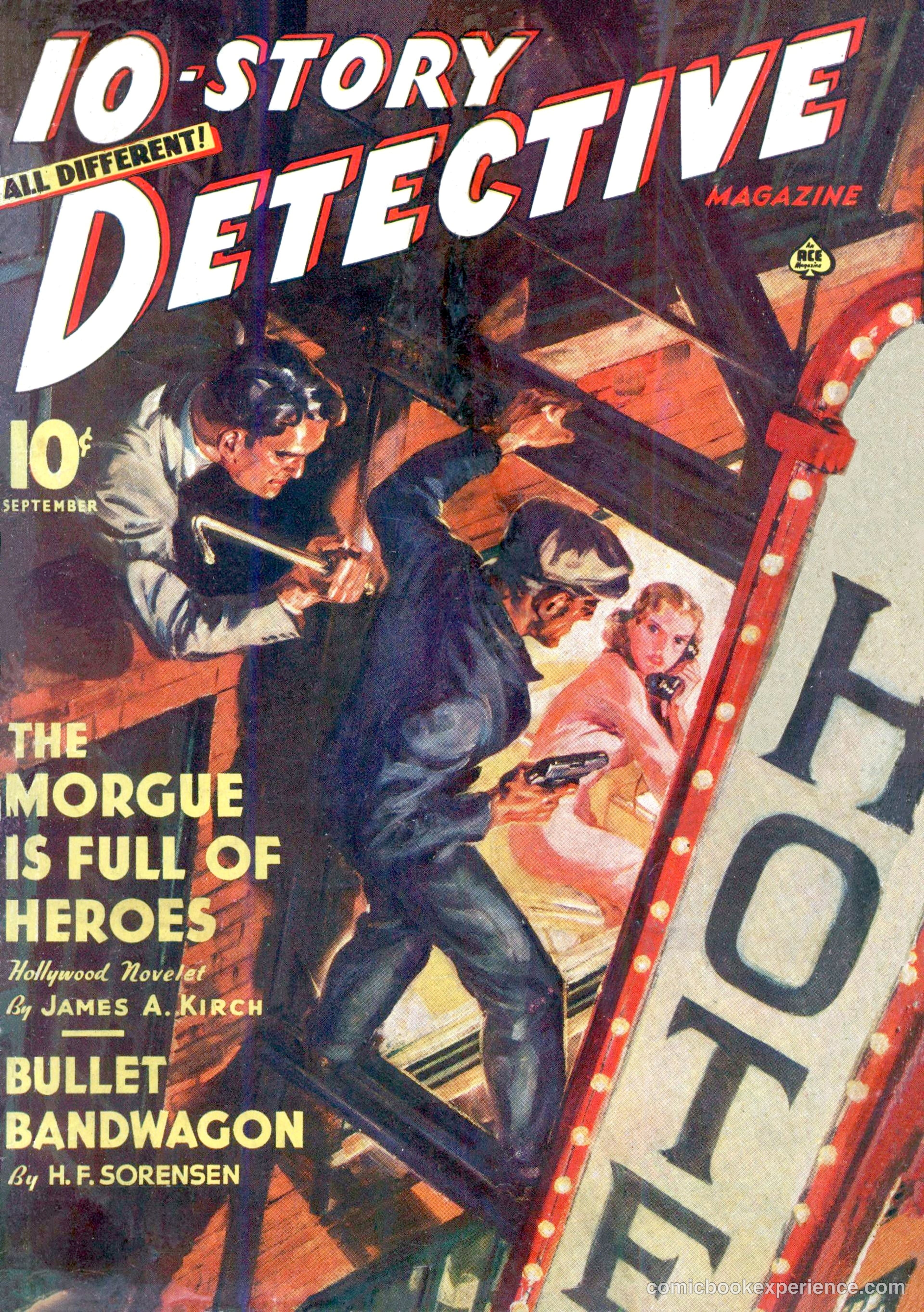 10-Story Detective Magazine Cover — page 1 of 116