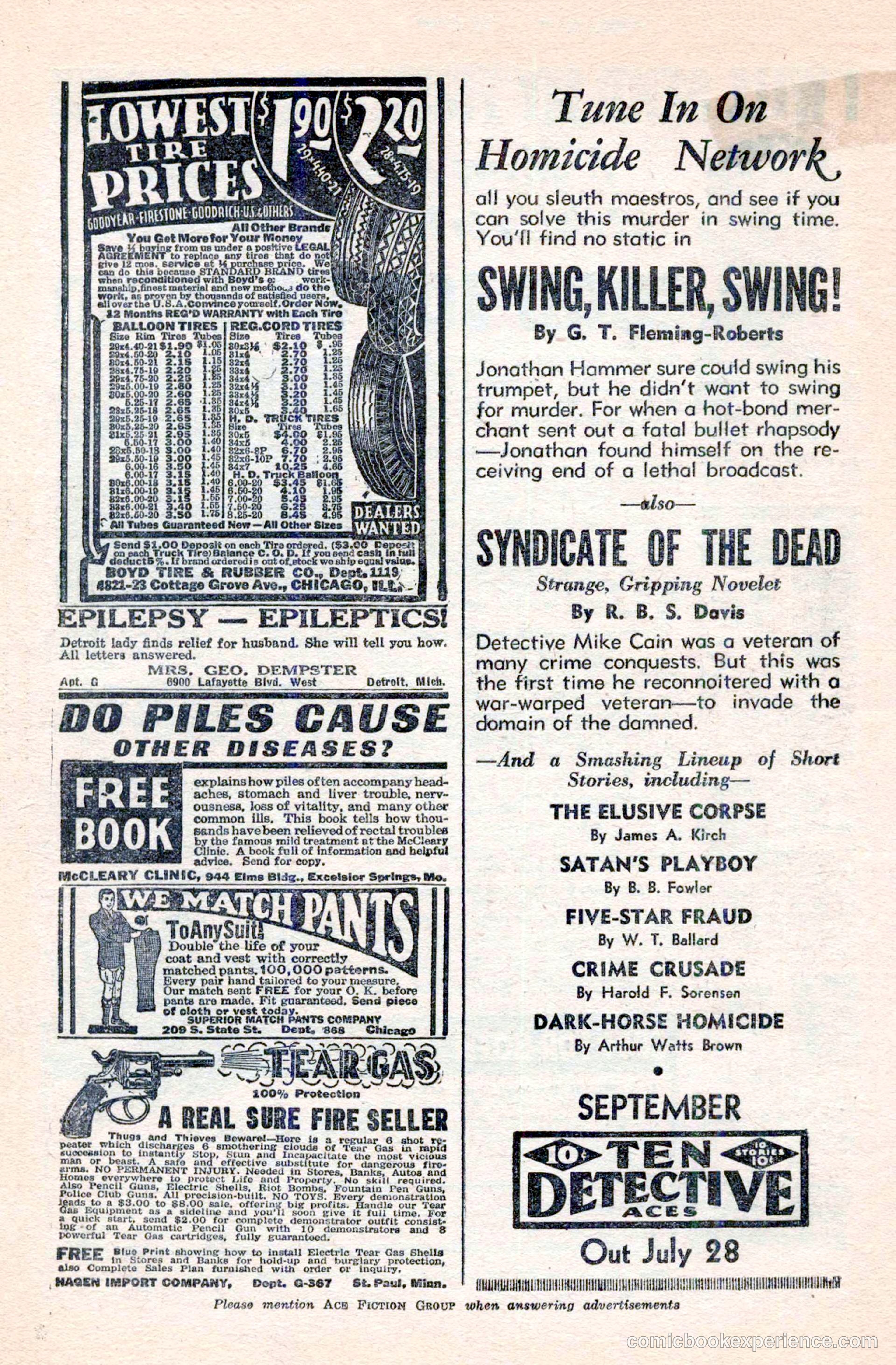 10-Story Detective Magazine Cover — page 6 of 116